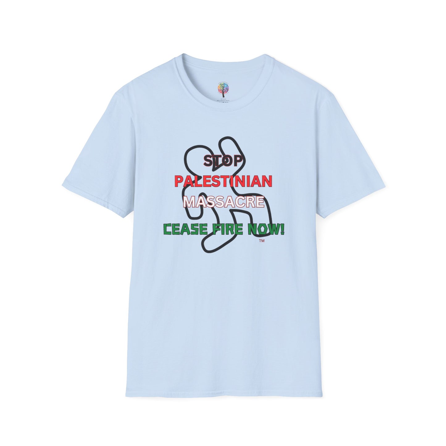PALESTINE CEASE FIRE T-SHIRT UNISEX