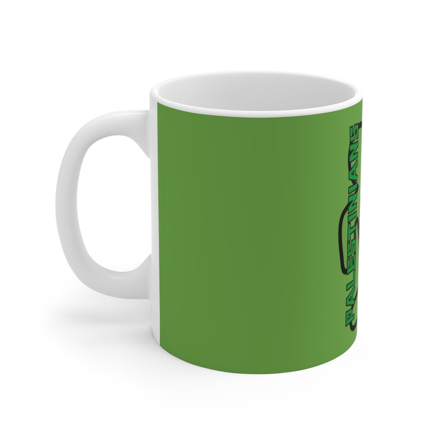 PALESTINIAN HUMANS, RIGHT Mug 11oz GR