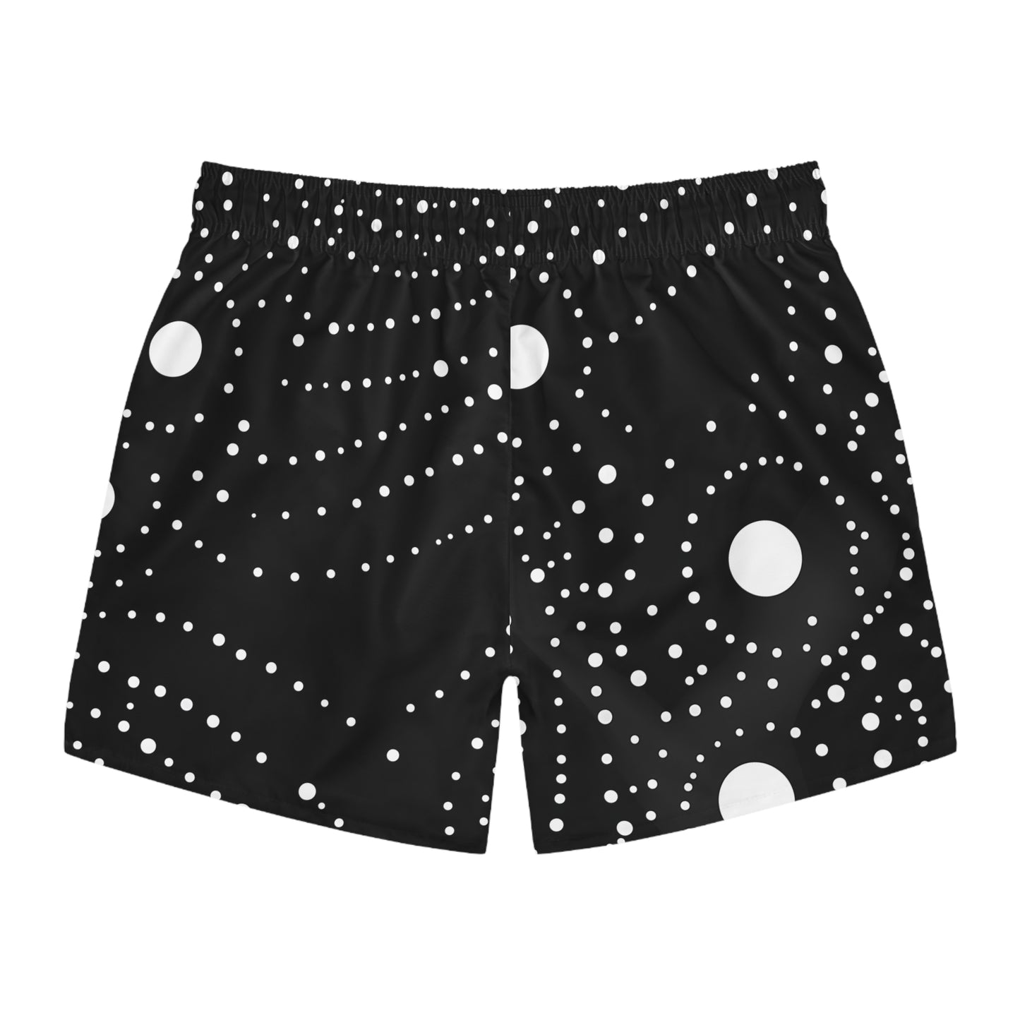 COSMIC BLACK SWIM TRUNKS