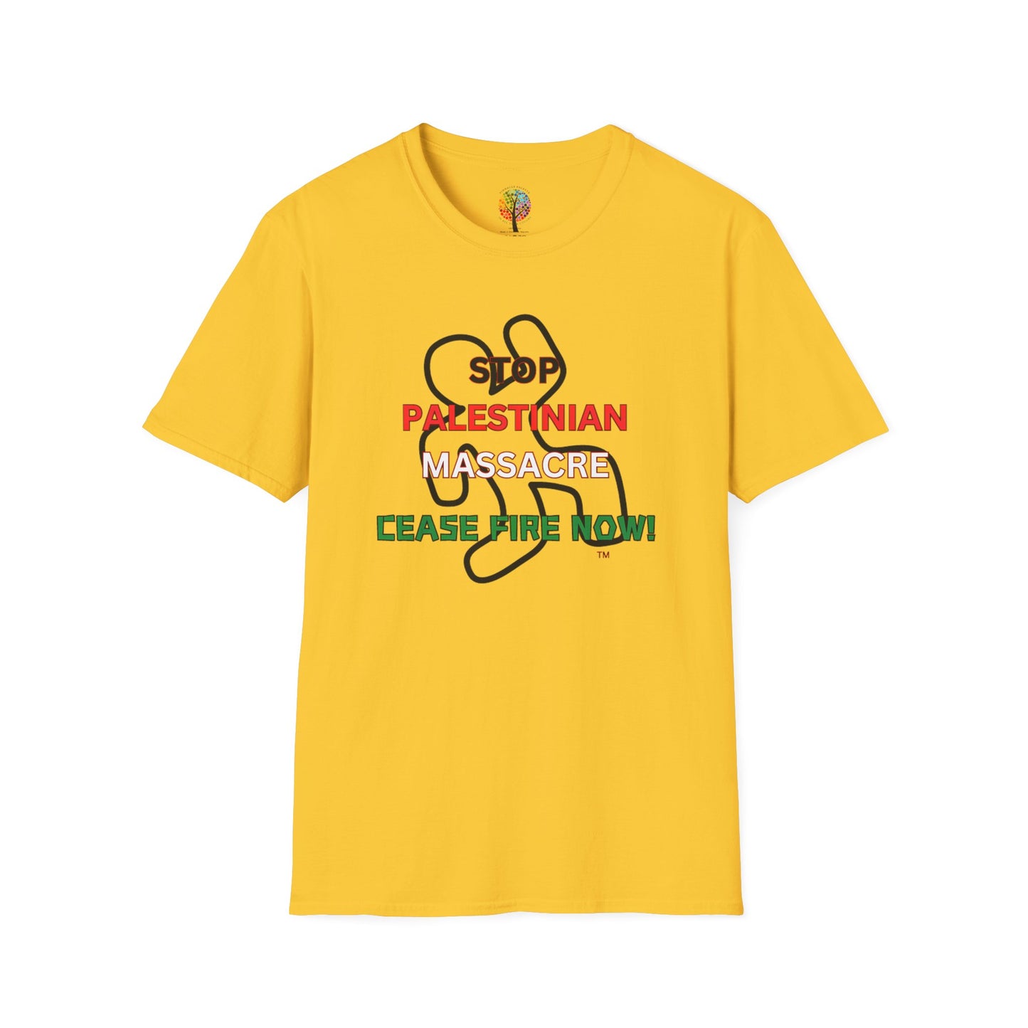 CEASE FIRE T-SHIRT UNISEX