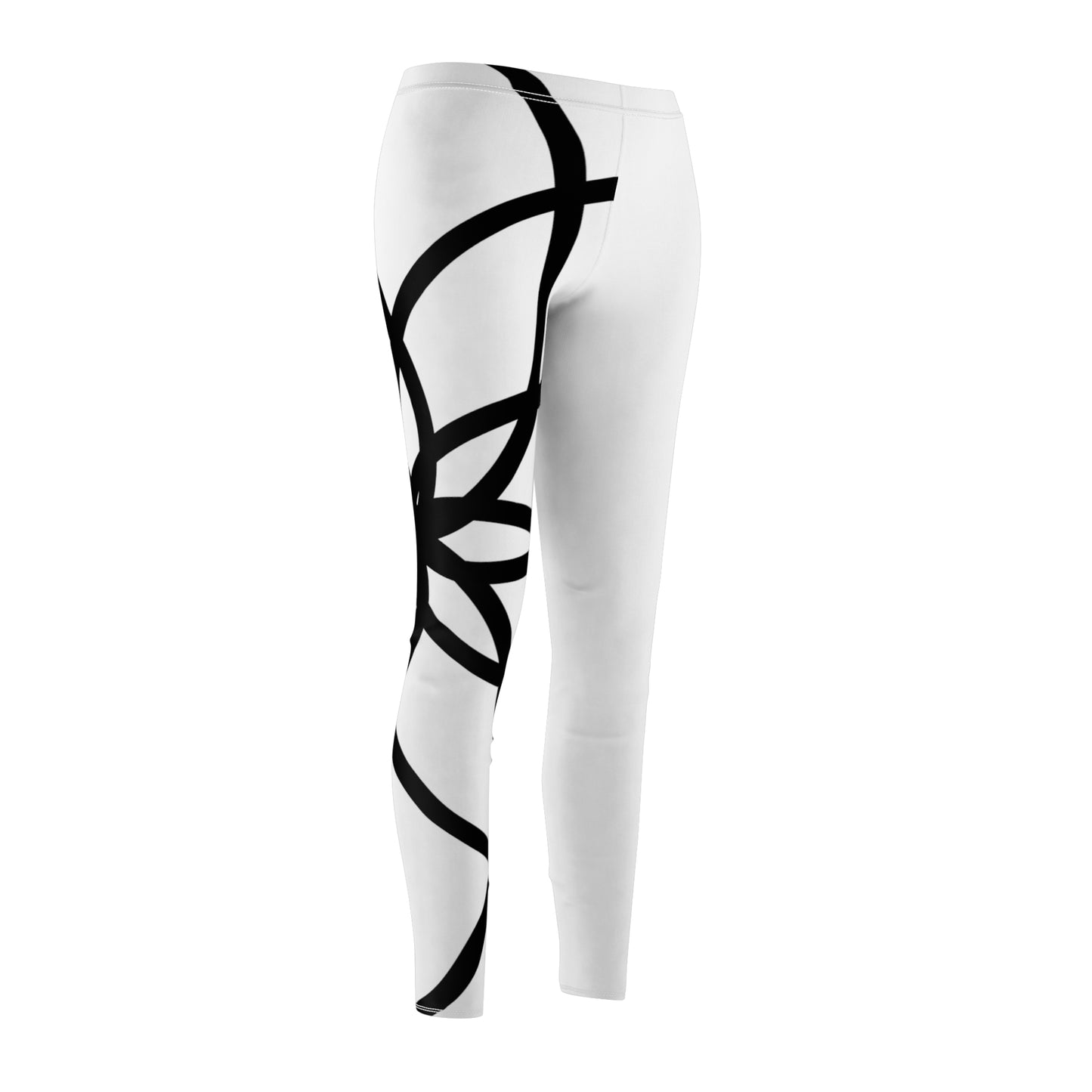 SPIRALS BLACK WHITE LEGGINGS