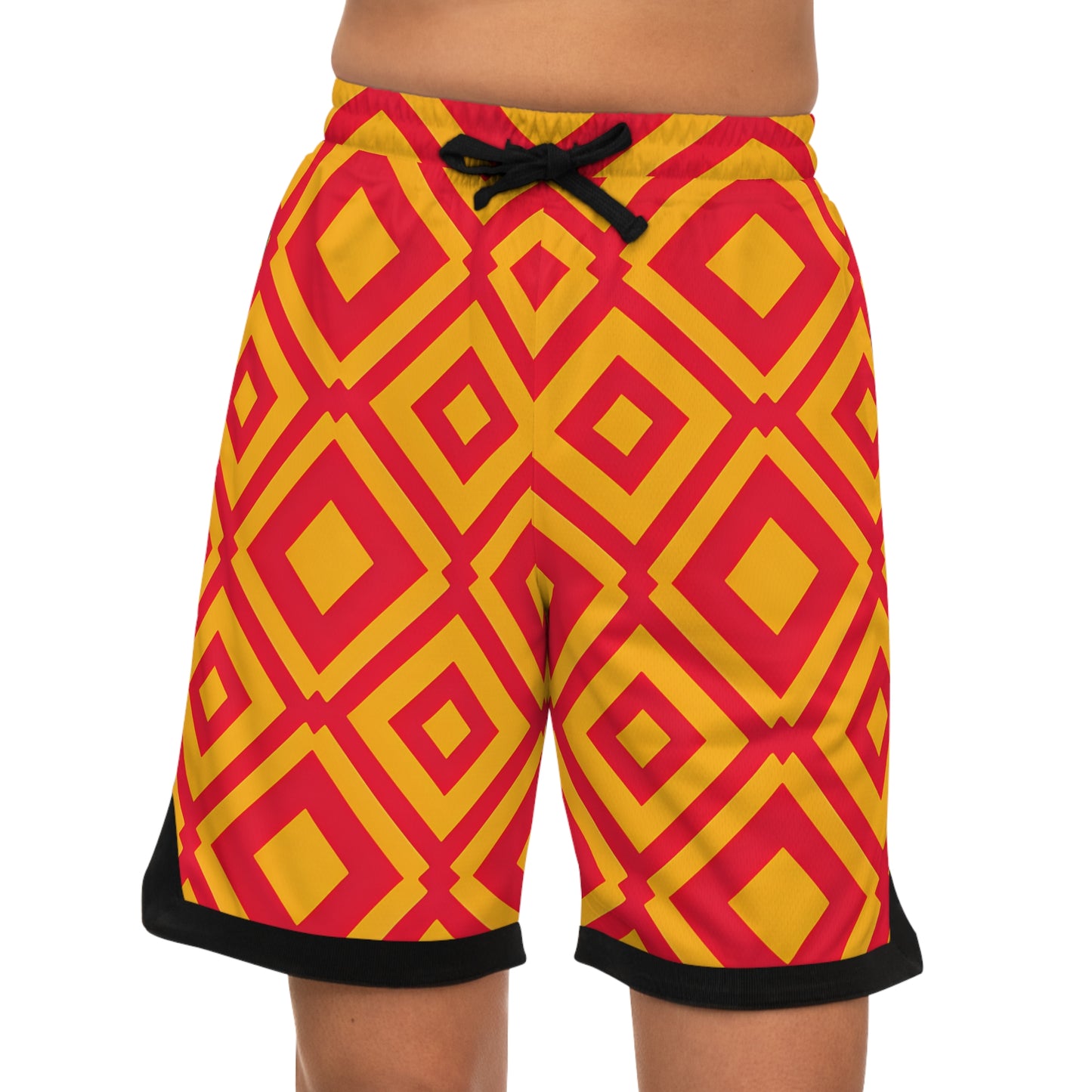 KC CHIEFS MOTIF BASKETBALL RIB SHORTS MEN'S
