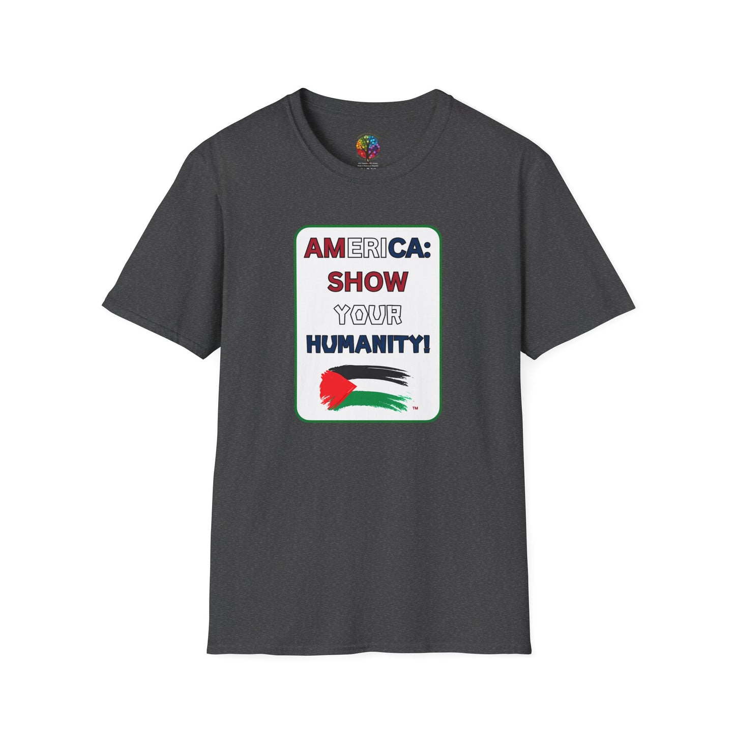 PALESTINE FLAG ABSTRACT T-SHIRT UNISEX