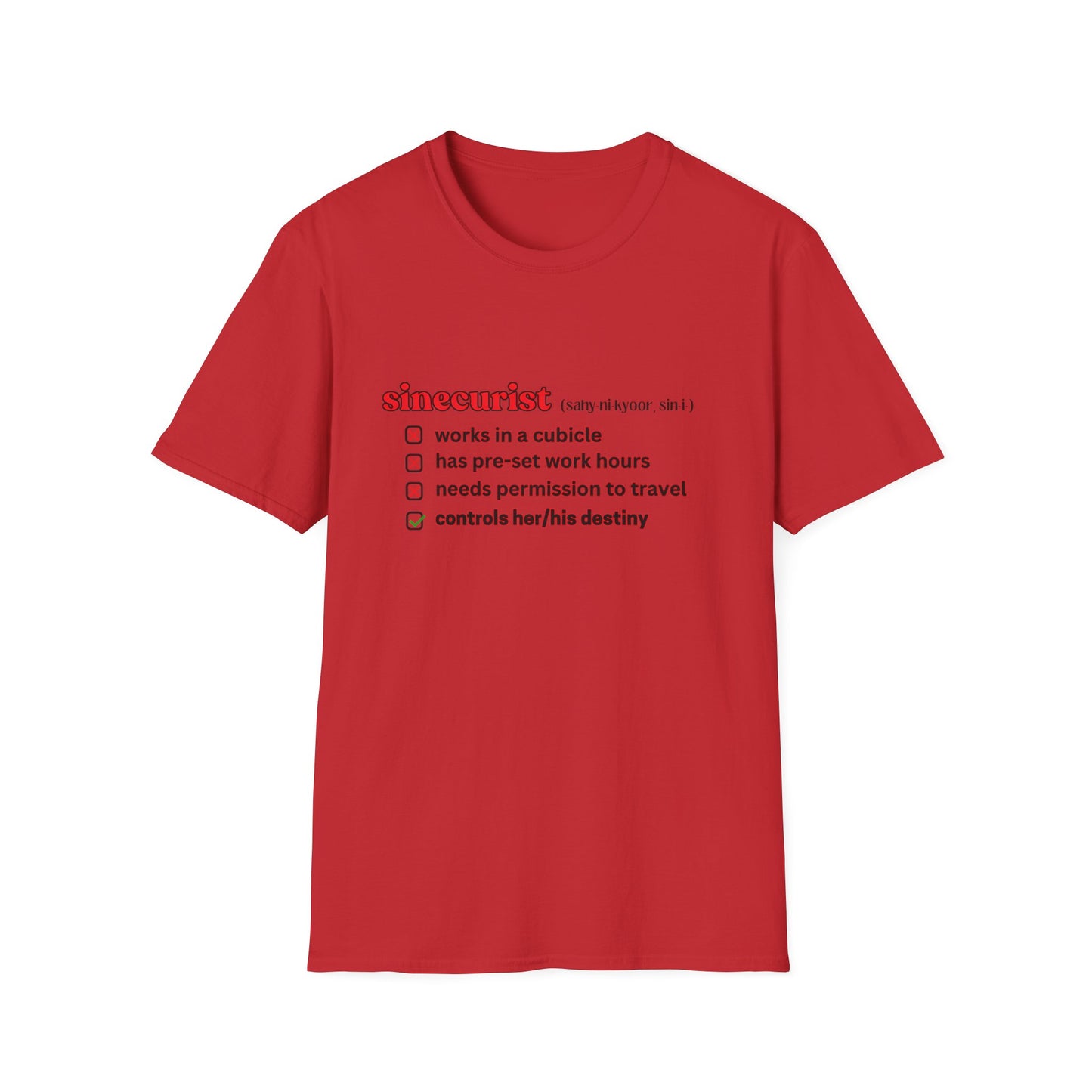 UNI GOOGLE CHECK BOX R T-SHIRT - UNISEX