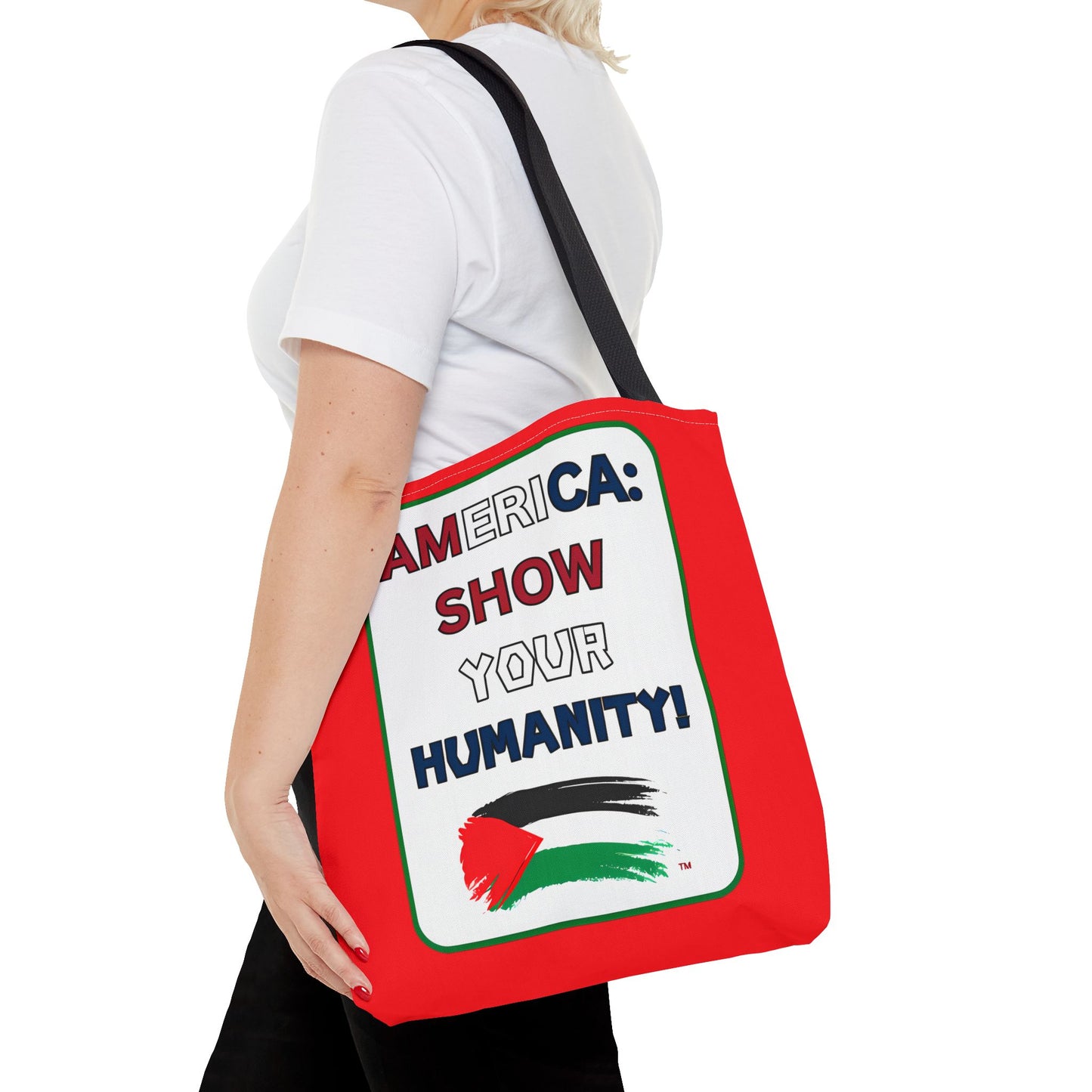 PALESTINE HUMANITY TOTE BAG