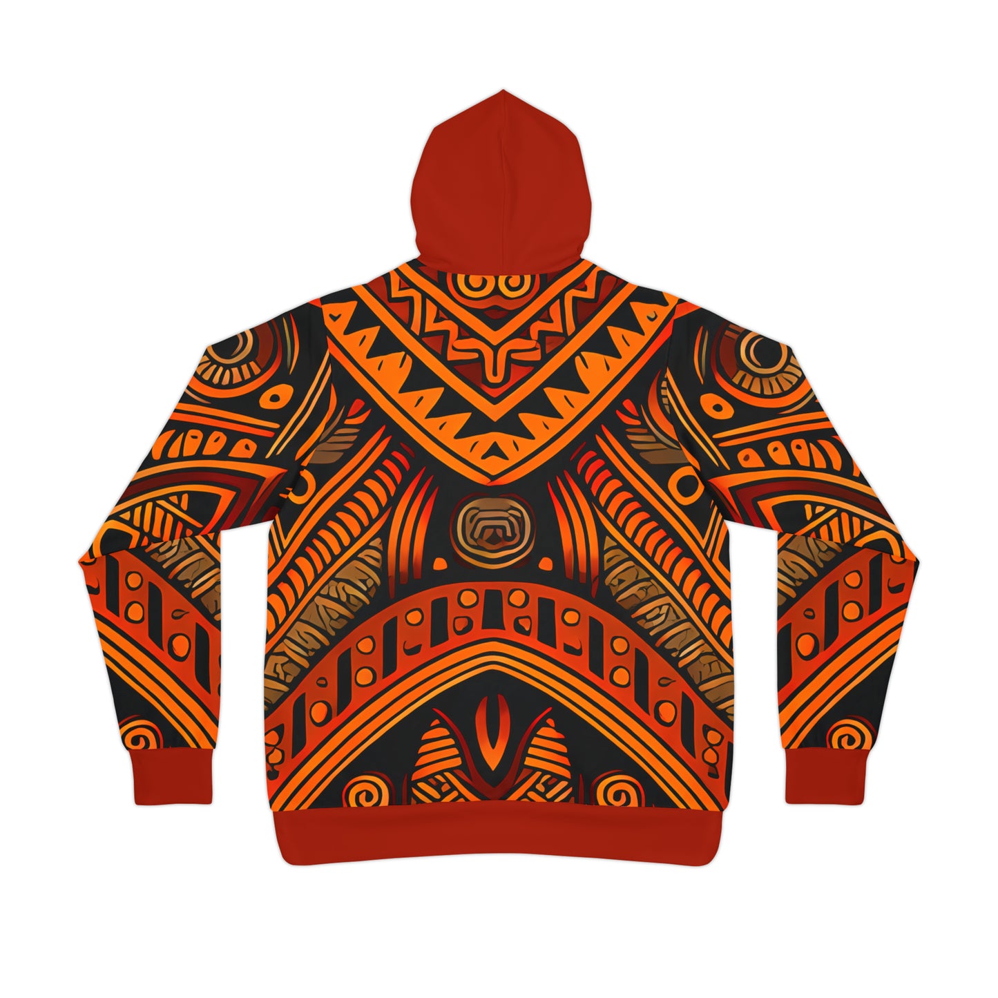 RED HD RICH CLAY PULLOVER ATHLETIC HOODIE UNISEX