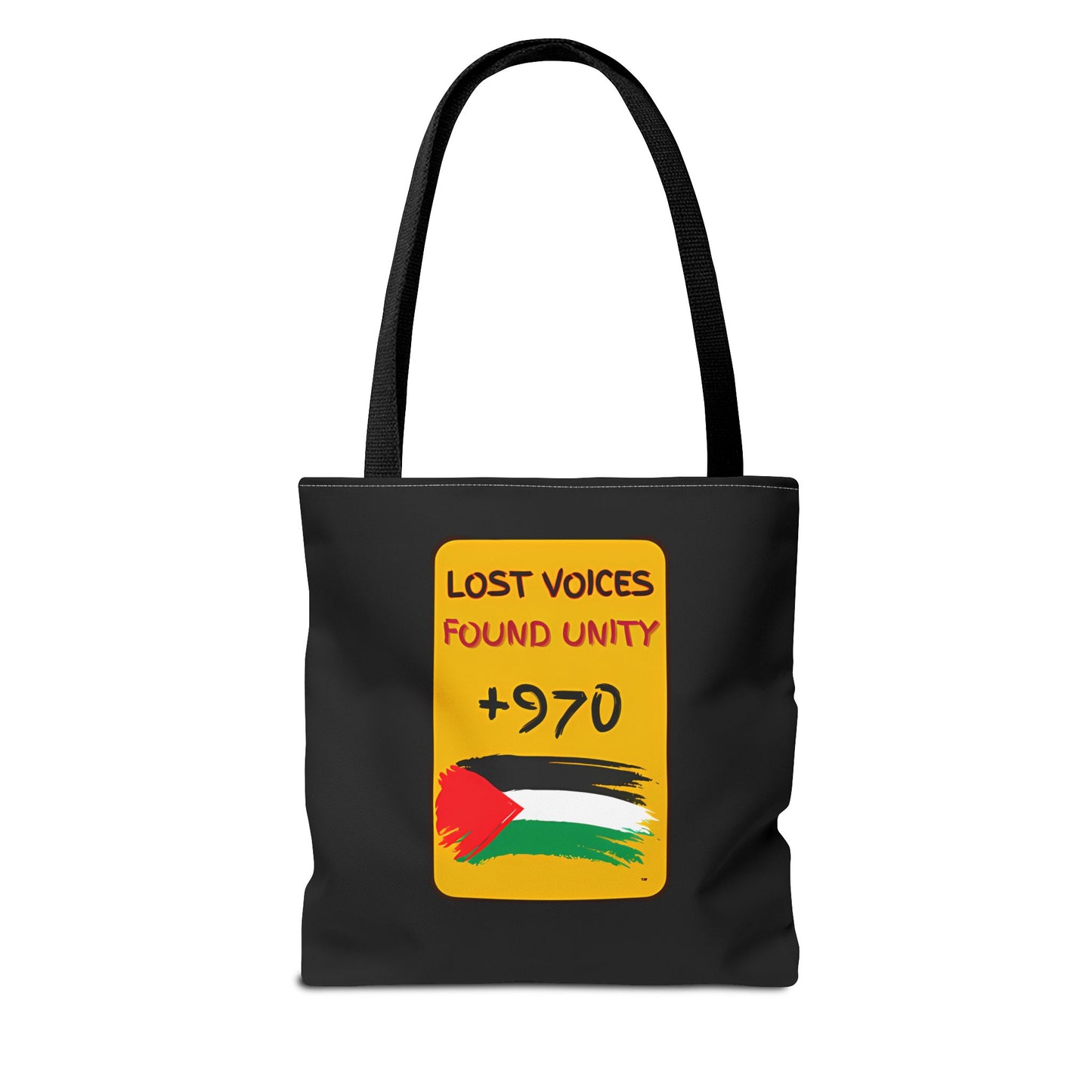 PALESTINE LOST VOICES TOTE BAG