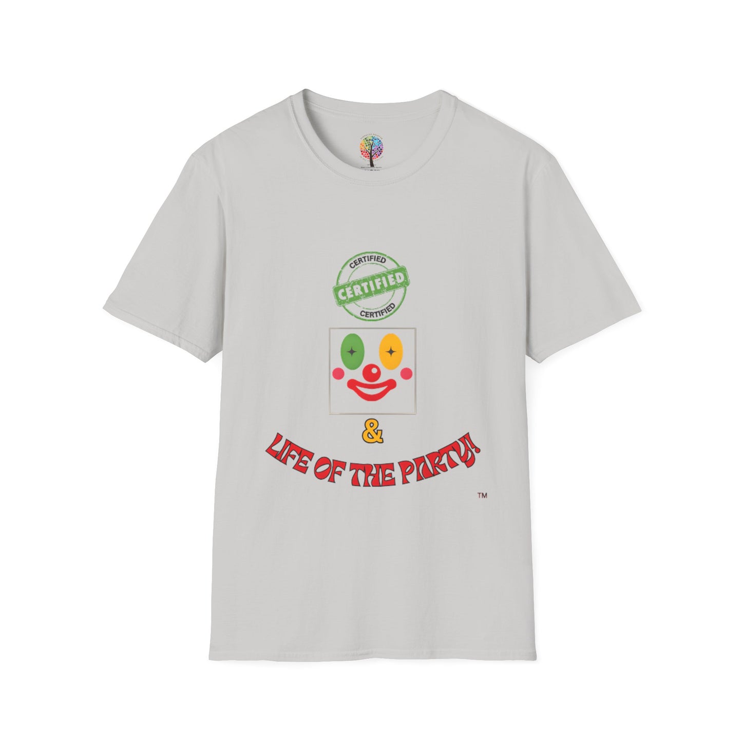 CERTIFIED CLOWN SOFTSTYLE T-SHIRT UNISEX