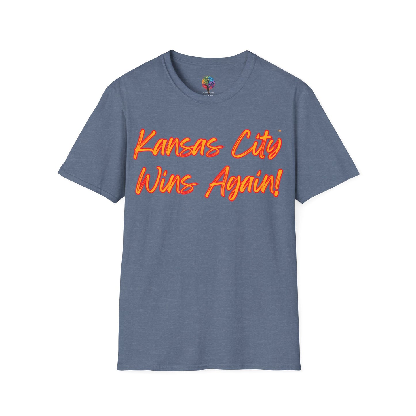 KC WINS AGAIN SOFTSTYLE T-SHIRT UNISEX