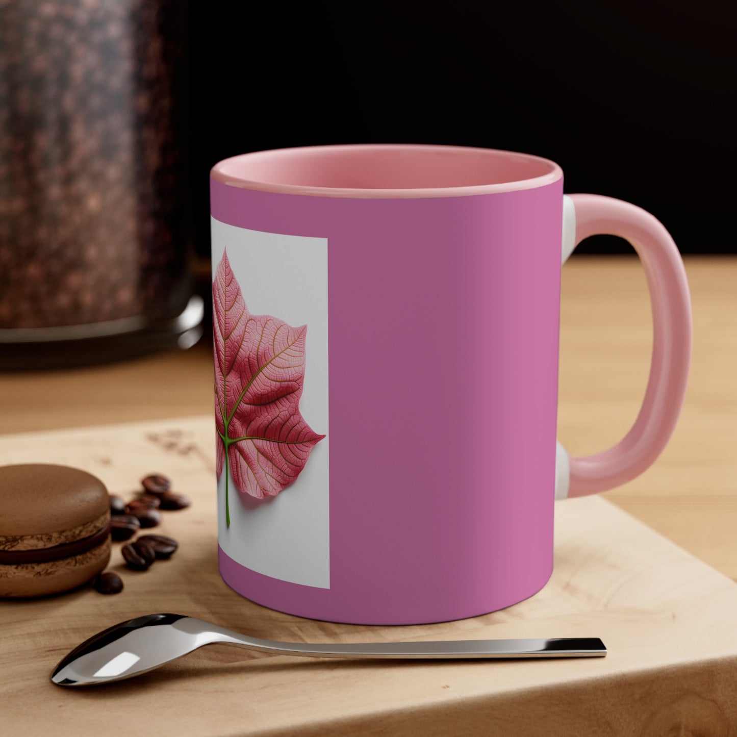 PAG PINK IVY WHITE FOUNDERS' MUG - CERAMIC 11OZ