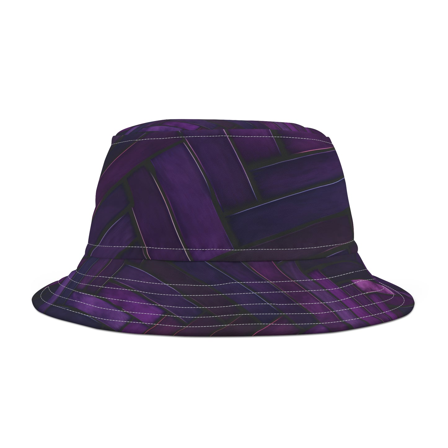 PURPLE BONES BUCKET HAT UNISEX