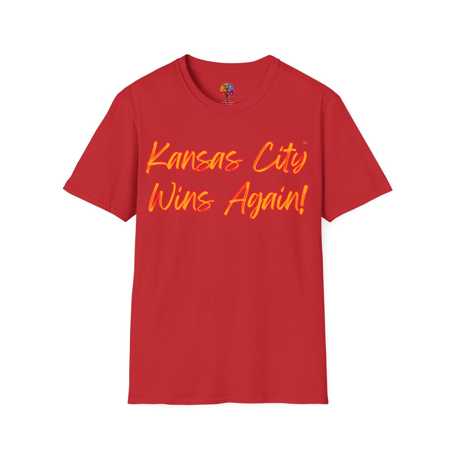 KC WINS AGAIN SOFTSTYLE T-SHIRT UNISEX