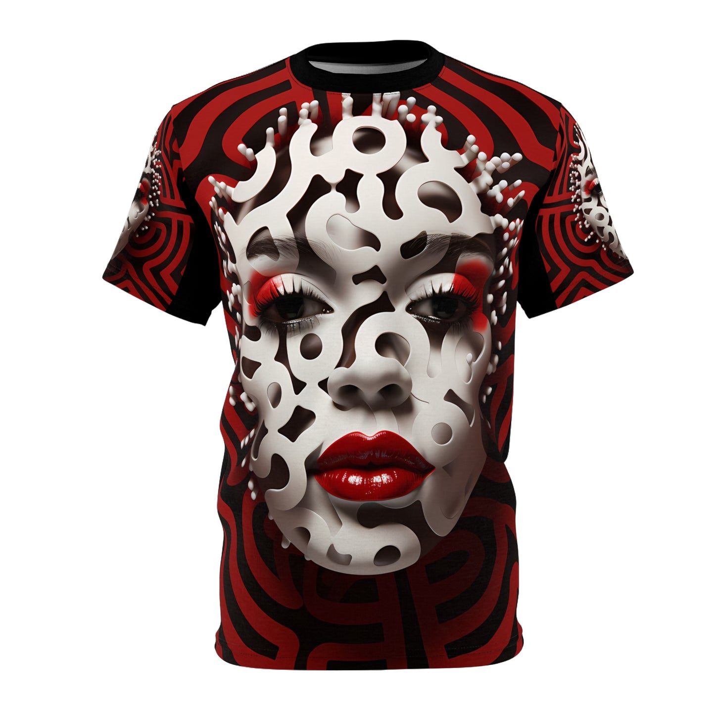 CRIMSON CURLS CUT & SEW TEE UNISEX