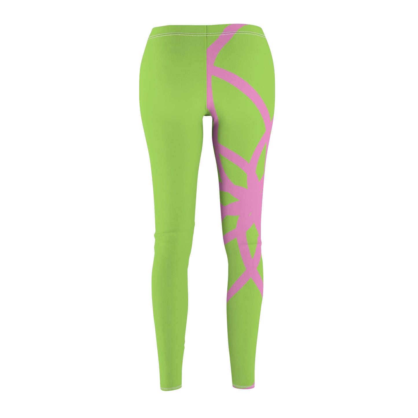 PAG SPIRALS PINK GREEN RT LEGGINGS