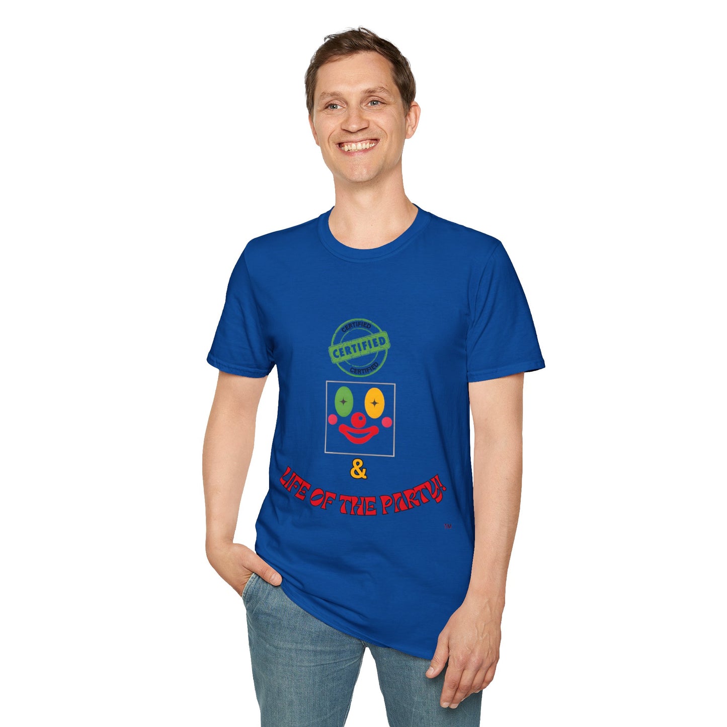 CERTIFIED CLOWN SOFTSTYLE T-SHIRT UNISEX