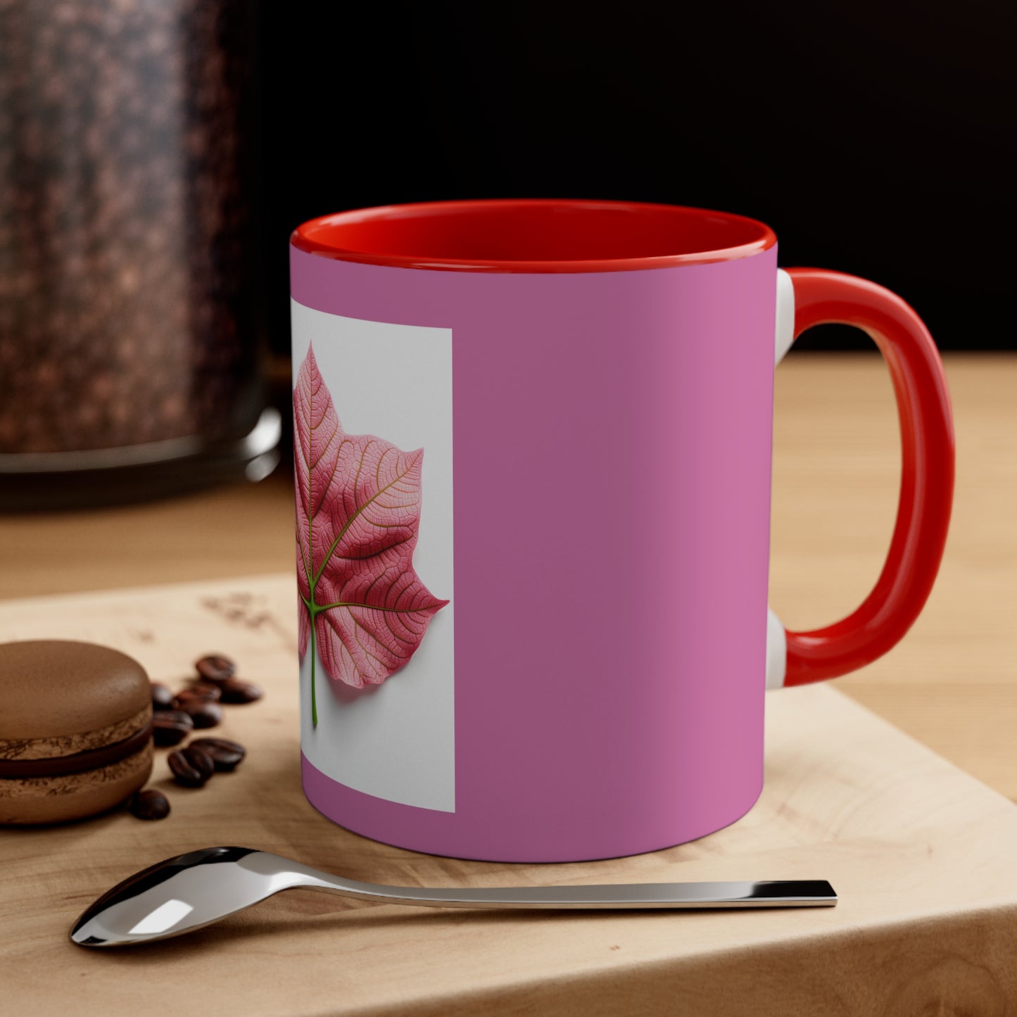 PAG PINK IVY WHITE FOUNDERS' MUG - CERAMIC 11OZ