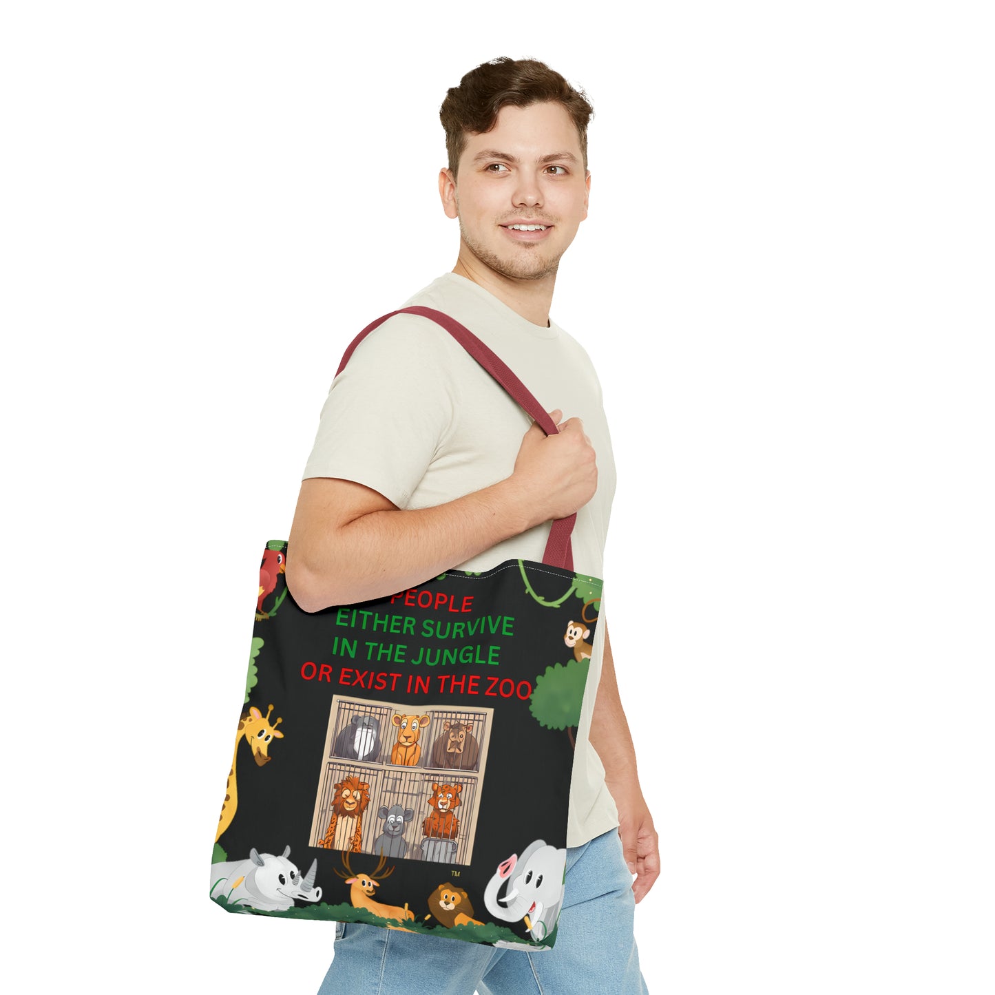 JUNGLE JIVE TOTE BAG