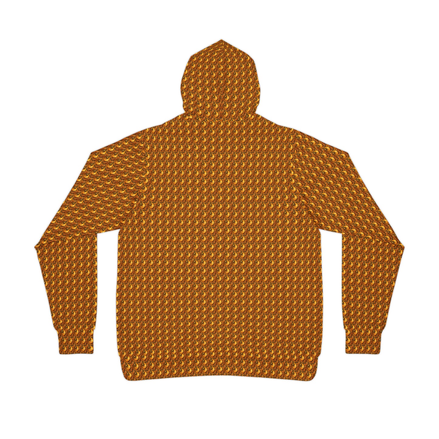 UNI GOLD PAISLEY UNISEX PULLOVER HOODY ATHLETIC HOODIE