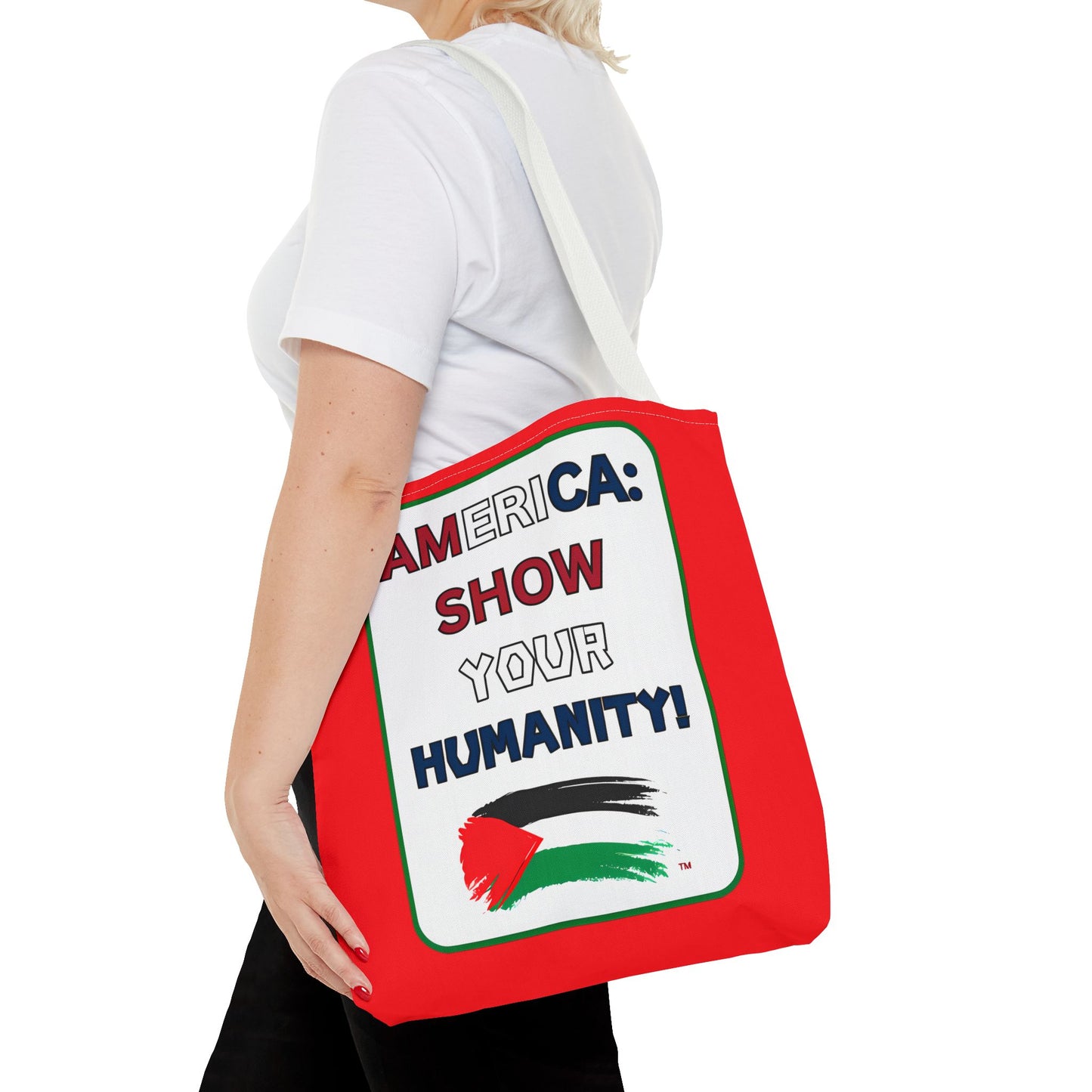 PALESTINE HUMANITY TOTE BAG