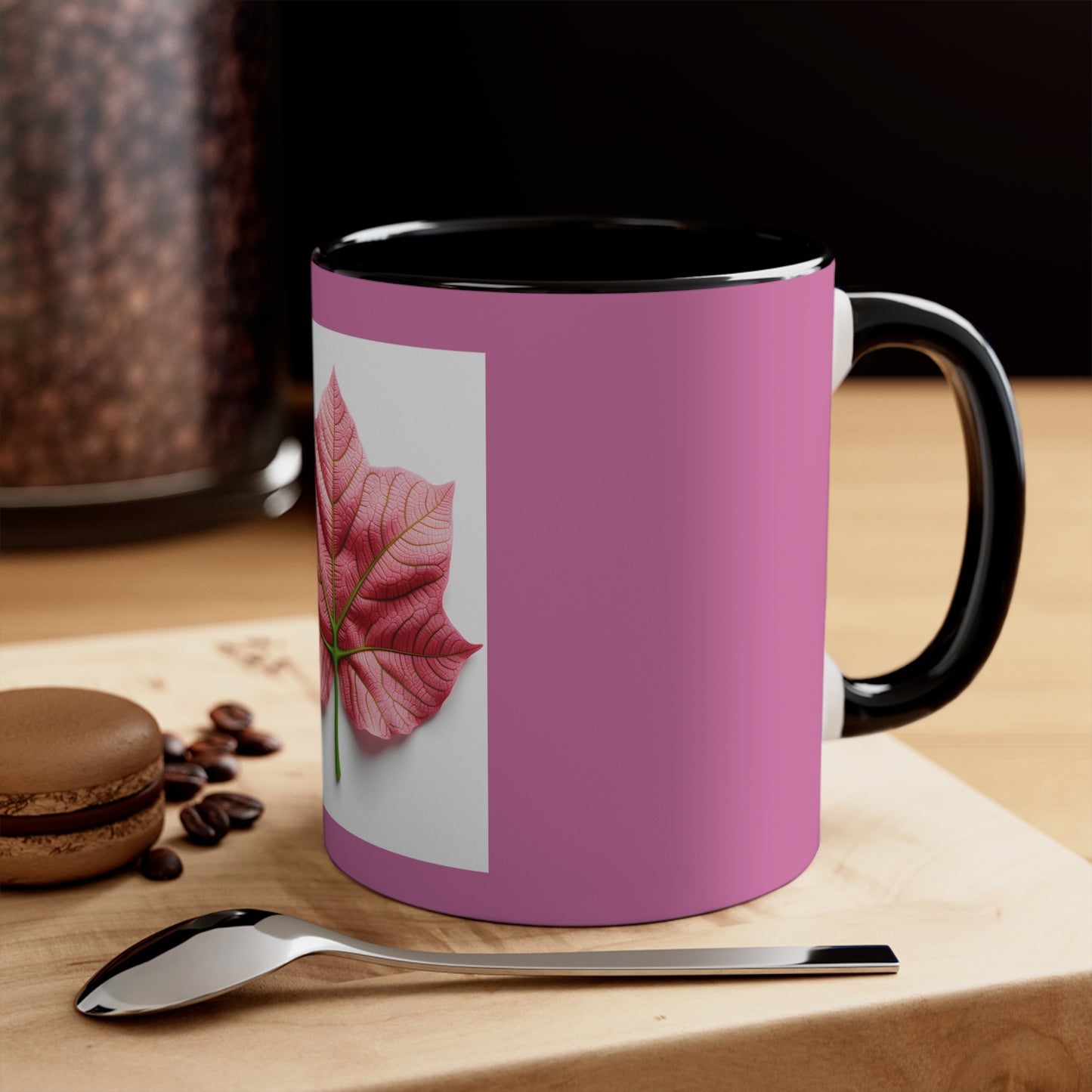 PAG PINK IVY WHITE FOUNDERS' MUG - CERAMIC 11OZ