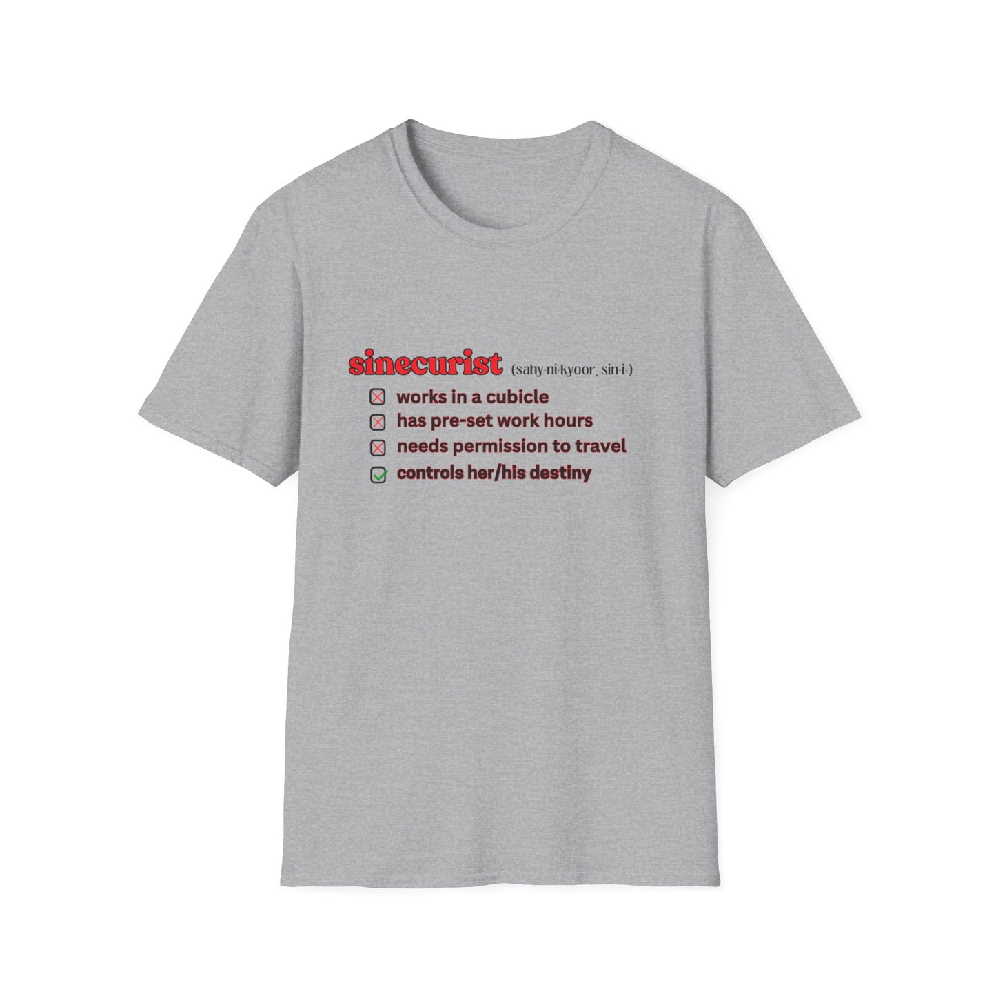 UNI GOOGLE CHECK BOX R T-SHIRT - UNISEX
