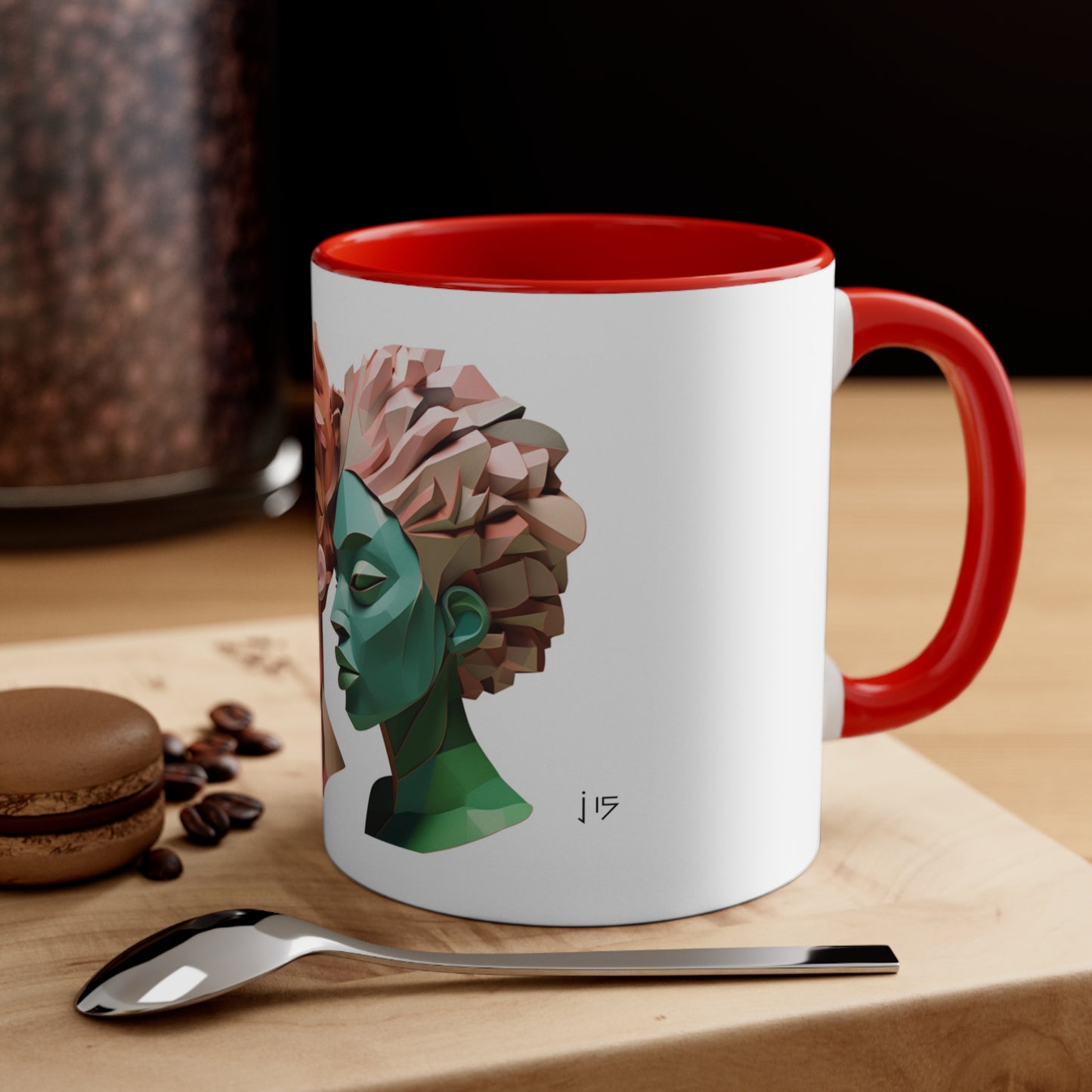 PAG SCULPTURED SISTERS CERAMIC MUG - 11OZ