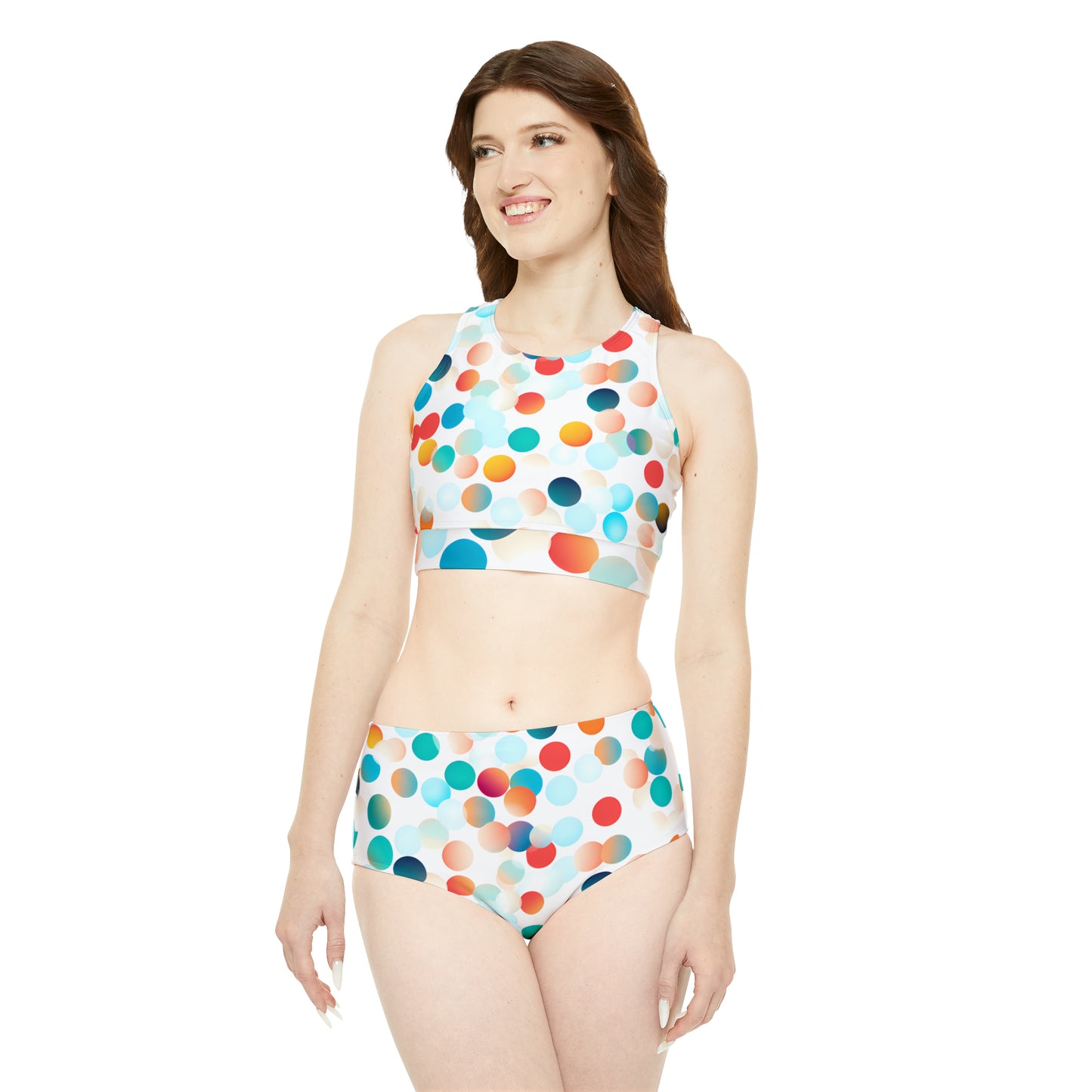 CIRCLES SPORTY BIKINI SET
