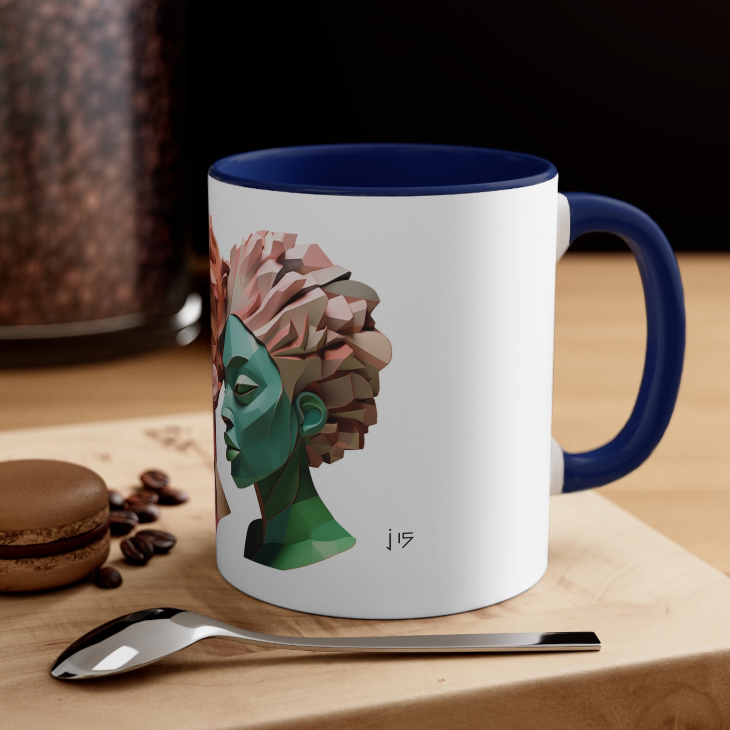 PAG SCULPTURED SISTERS CERAMIC MUG - 11OZ