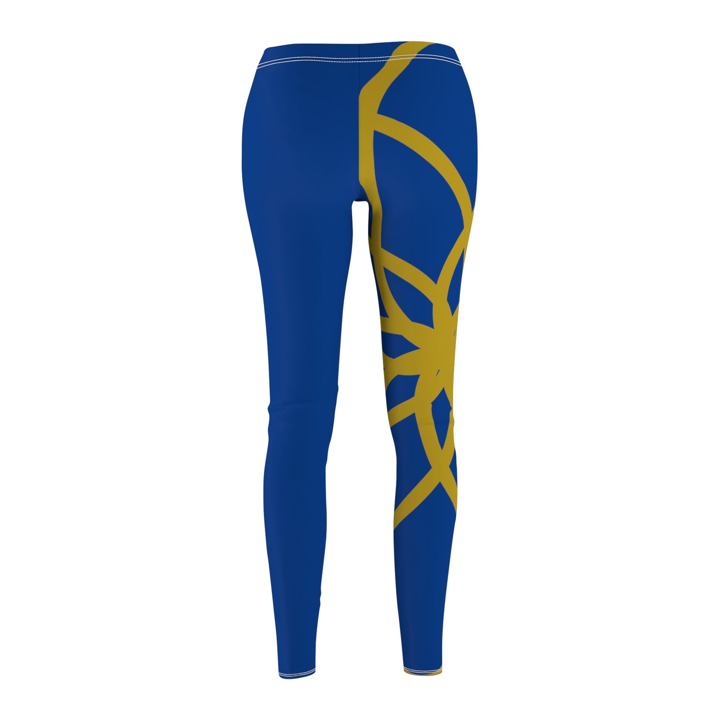 SGR SPIRALS GOLD BLUE RT LEGGINGS