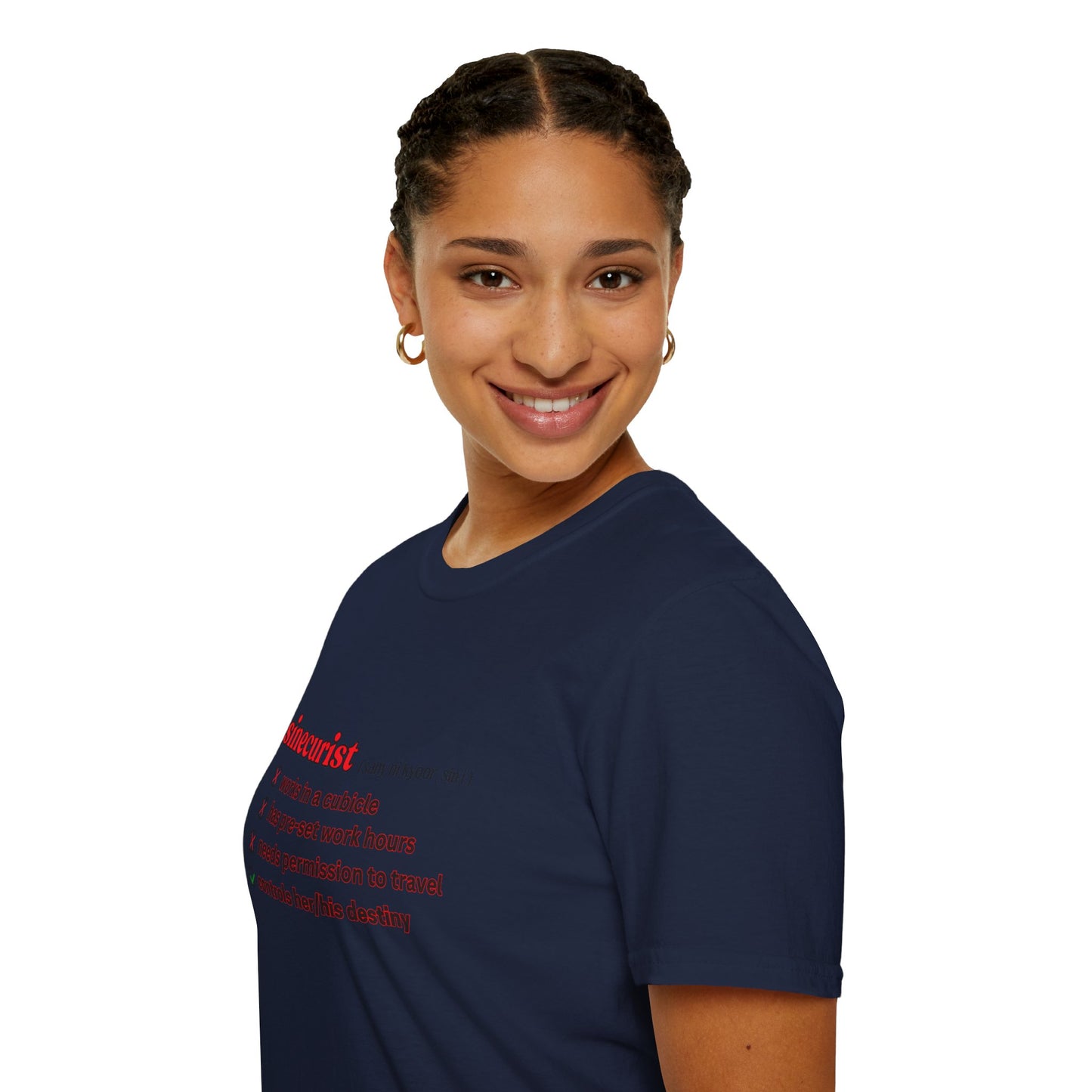 UNI GOOGLE CHECK BOX R T-SHIRT - UNISEX