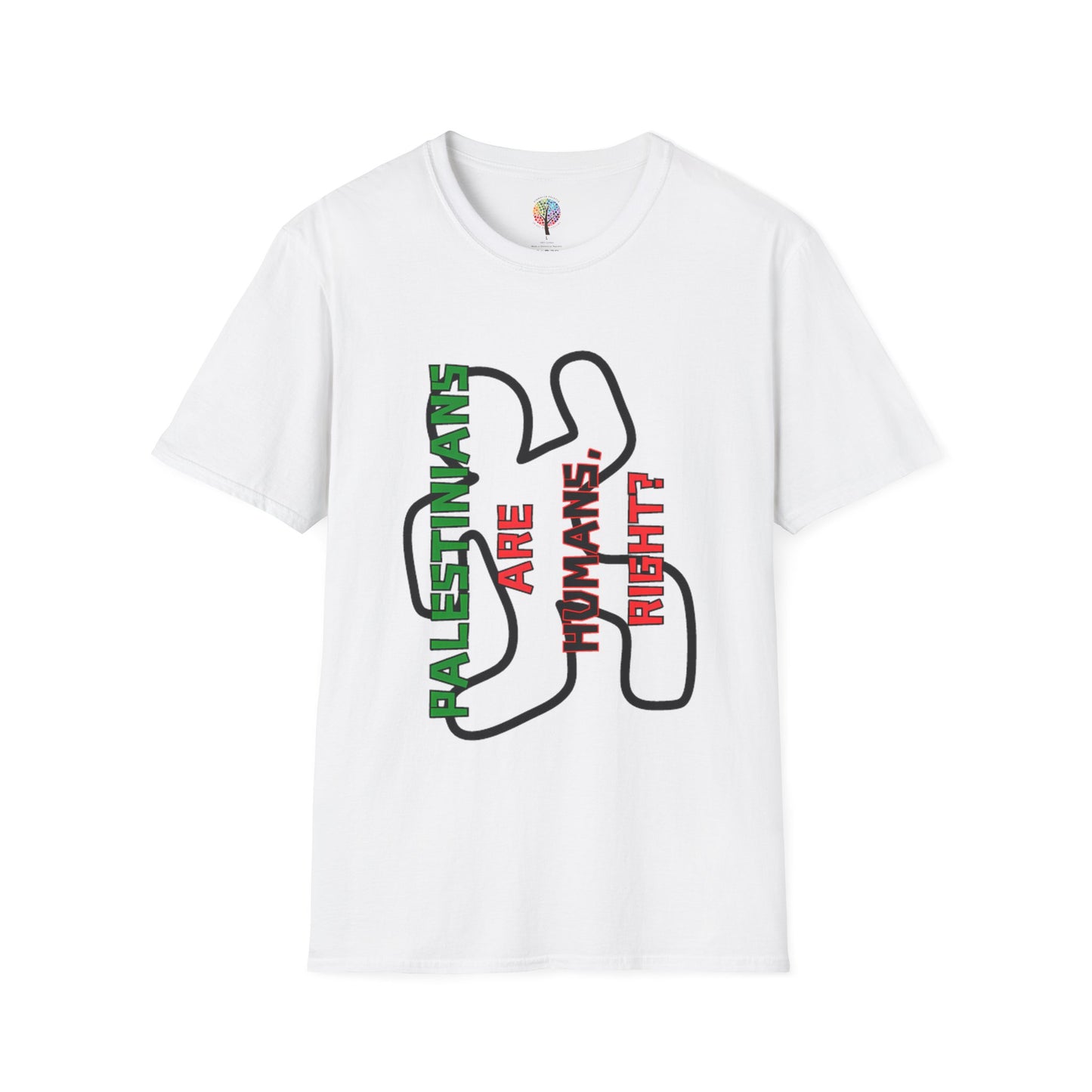 PALESTINE HUMAN RIGHTS T-SHIRT UNISEX