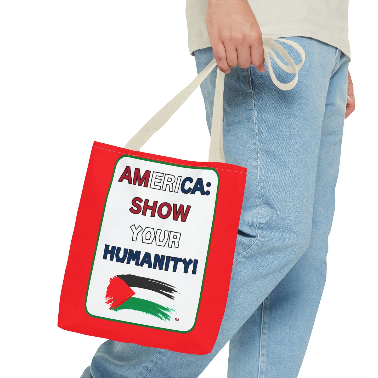 PALESTINE HUMANITY TOTE BAG