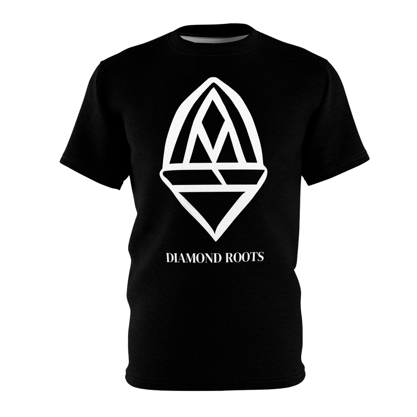 DIAMOND ROOTS BLACK TEE UNISEX