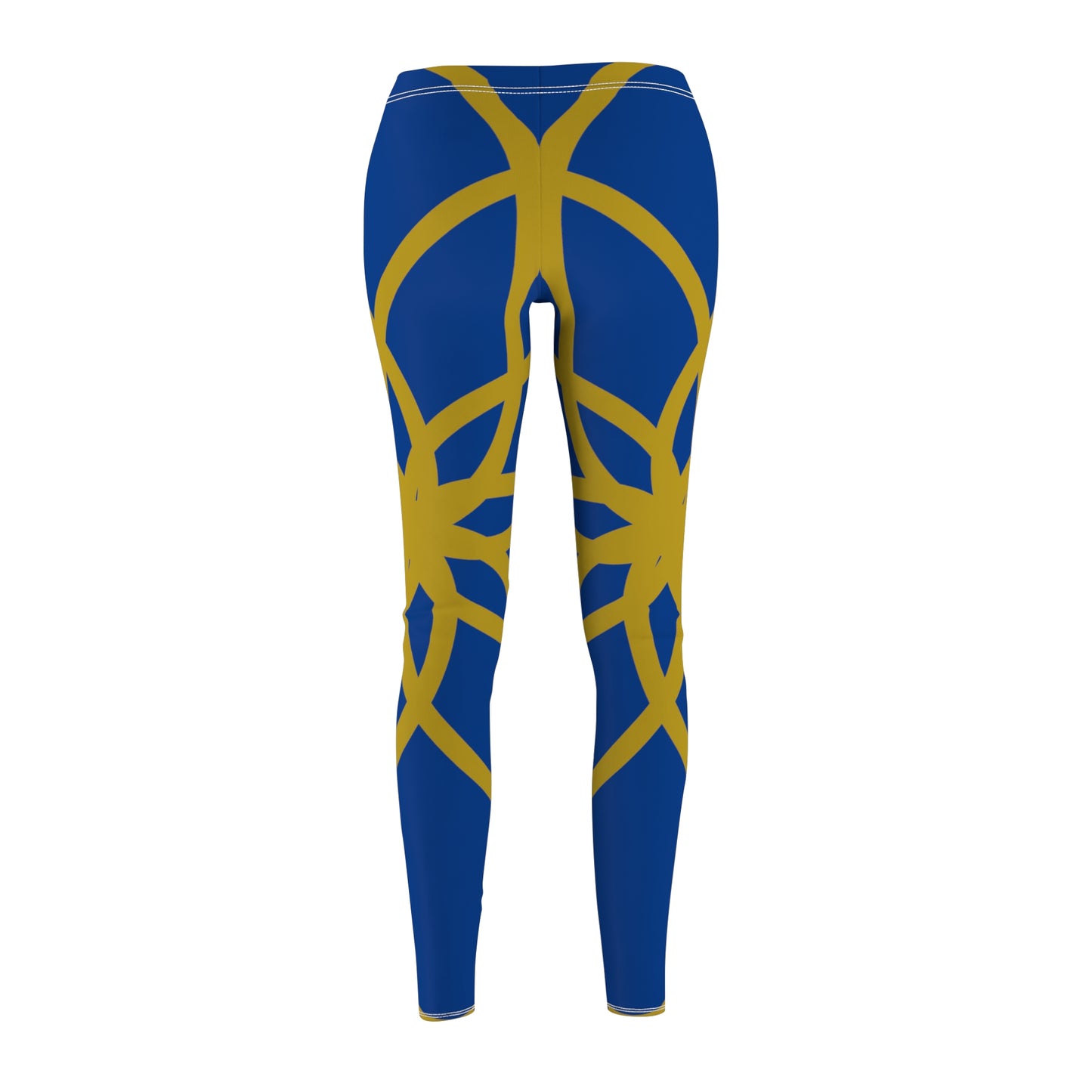 SGR SPIRALS GOLD BLUE LEGGINGS