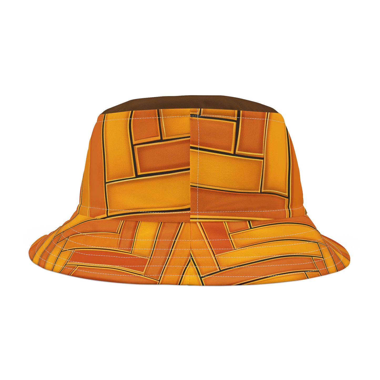 CHOCOLATE MUSTARD BUCKET HAT UNISEX