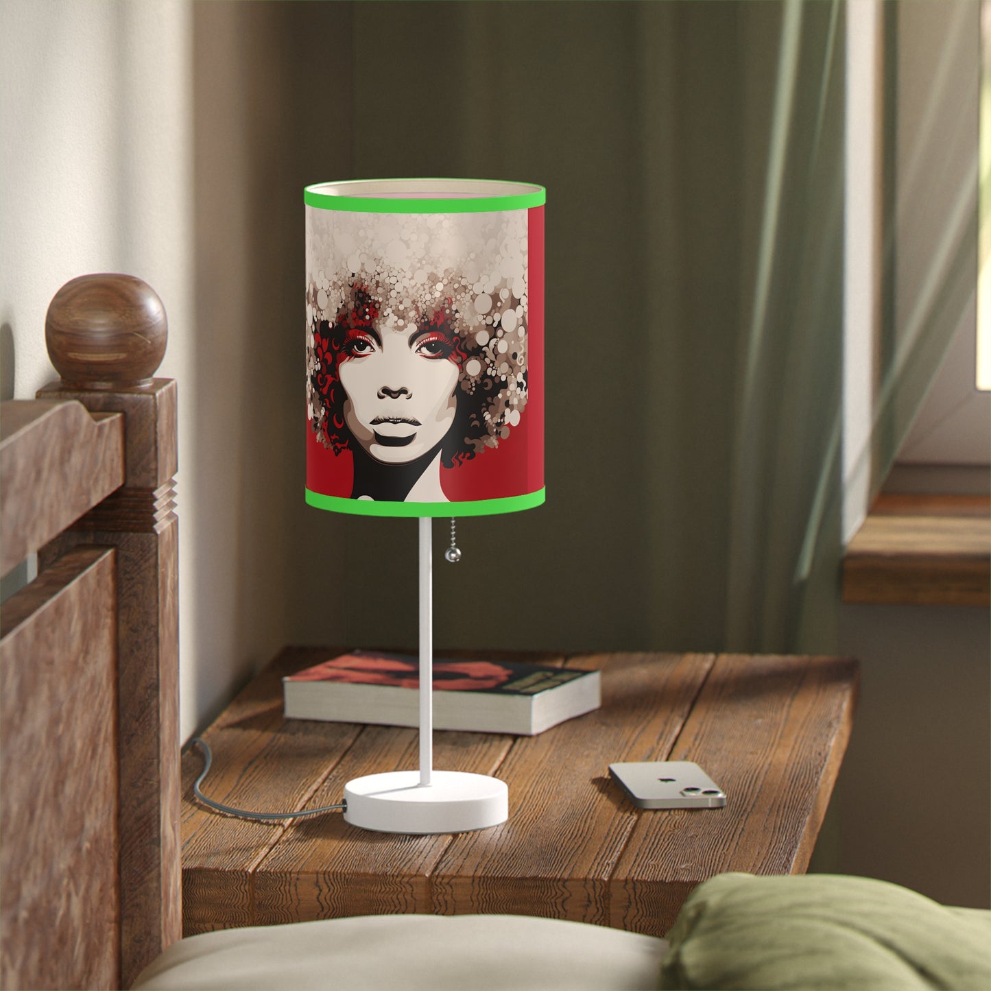 DEL CRIMSON CREAM FRO LAMP ON A STAND, US|CA PLUG