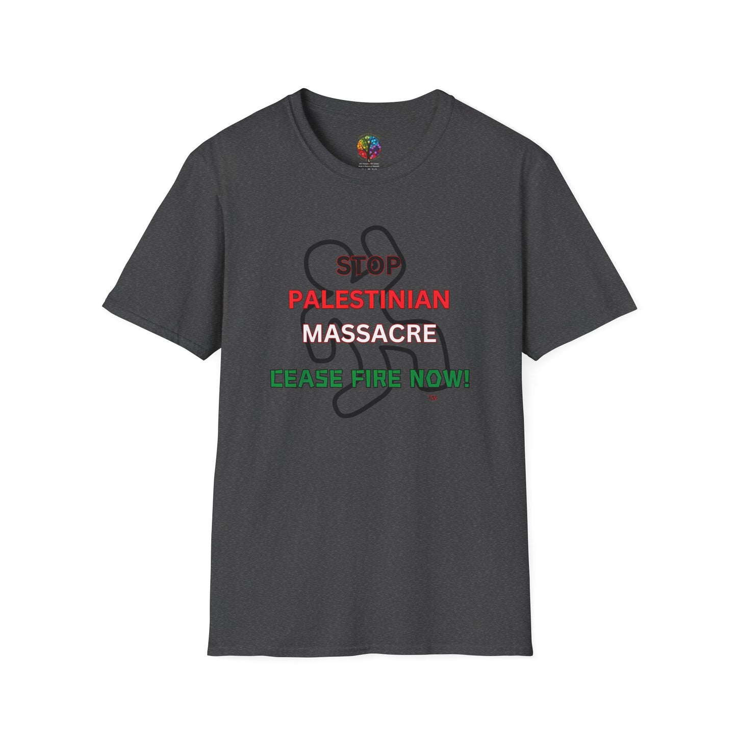 CEASE FIRE T-SHIRT UNISEX