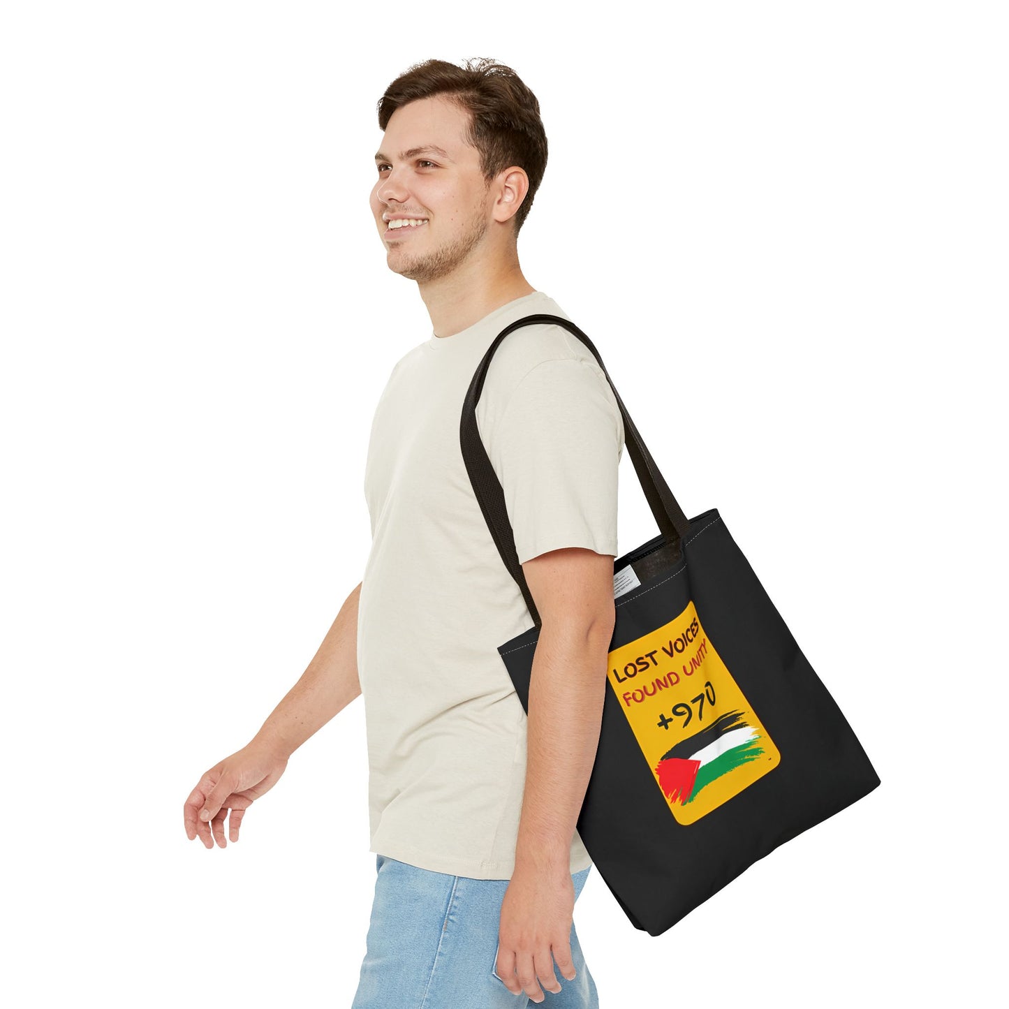 PALESTINE LOST VOICES TOTE BAG