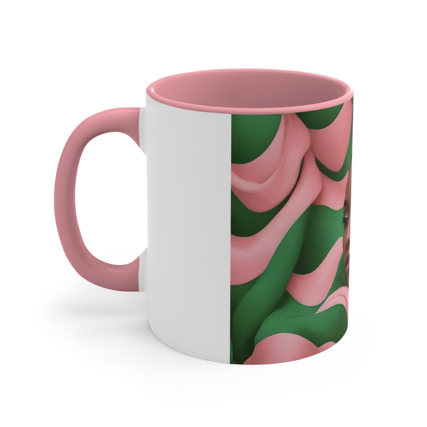 PAG SWIRLY BACK MUG, 11OZ