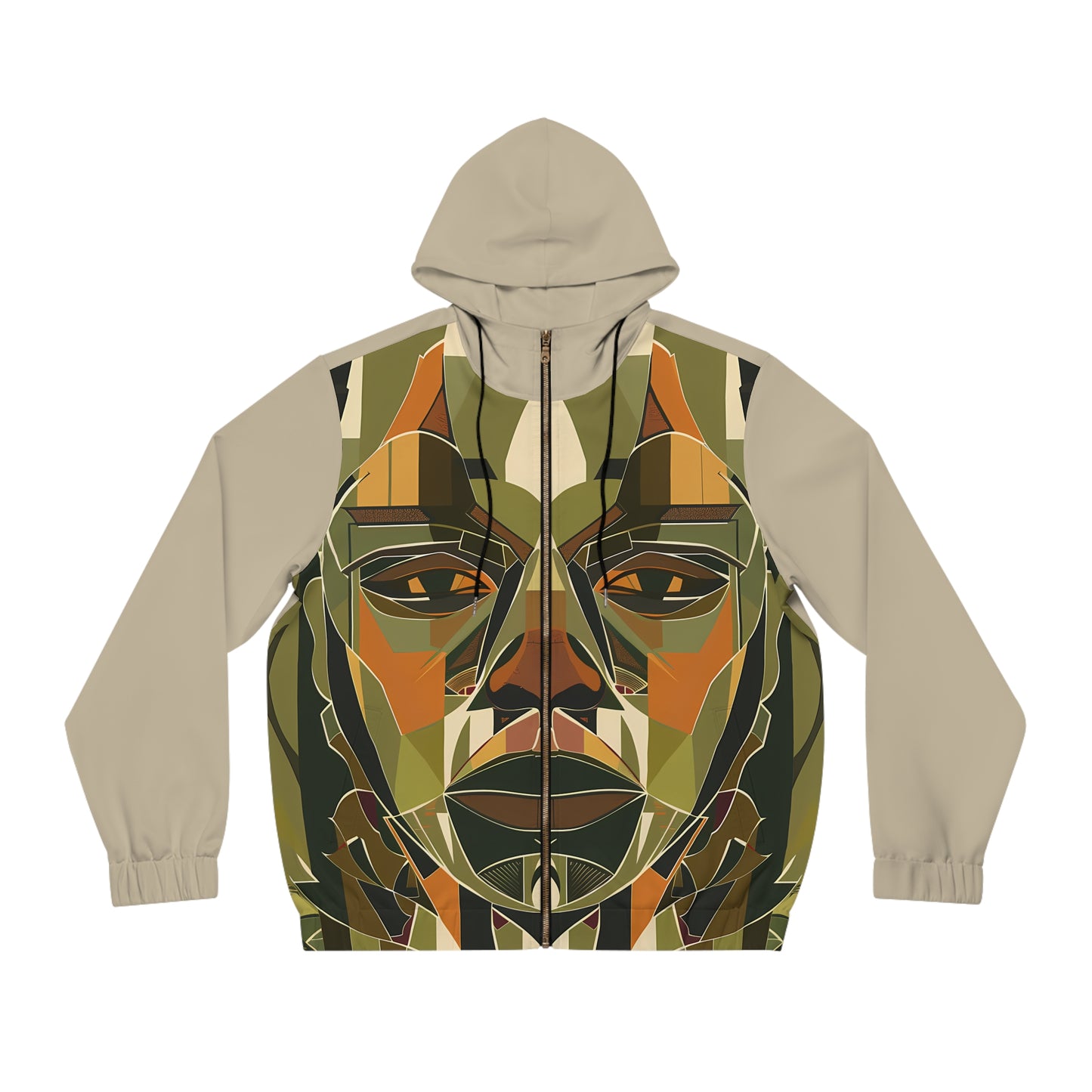 RUSTIC EYES LIGHT WEIGHT TAUPE ZIP HOODIE MEN'S