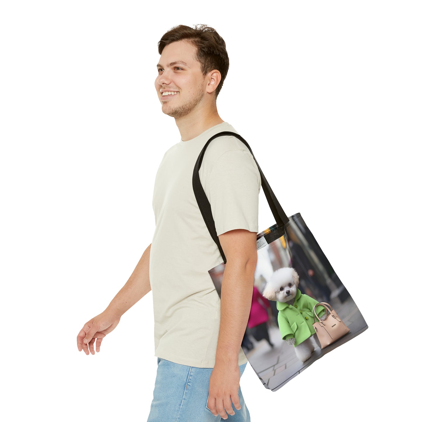 BICHON FRISE TOTE BAG