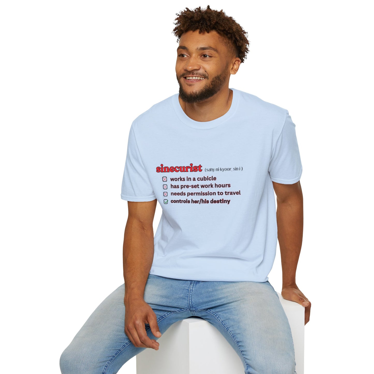 UNI GOOGLE CHECK BOX R T-SHIRT - UNISEX