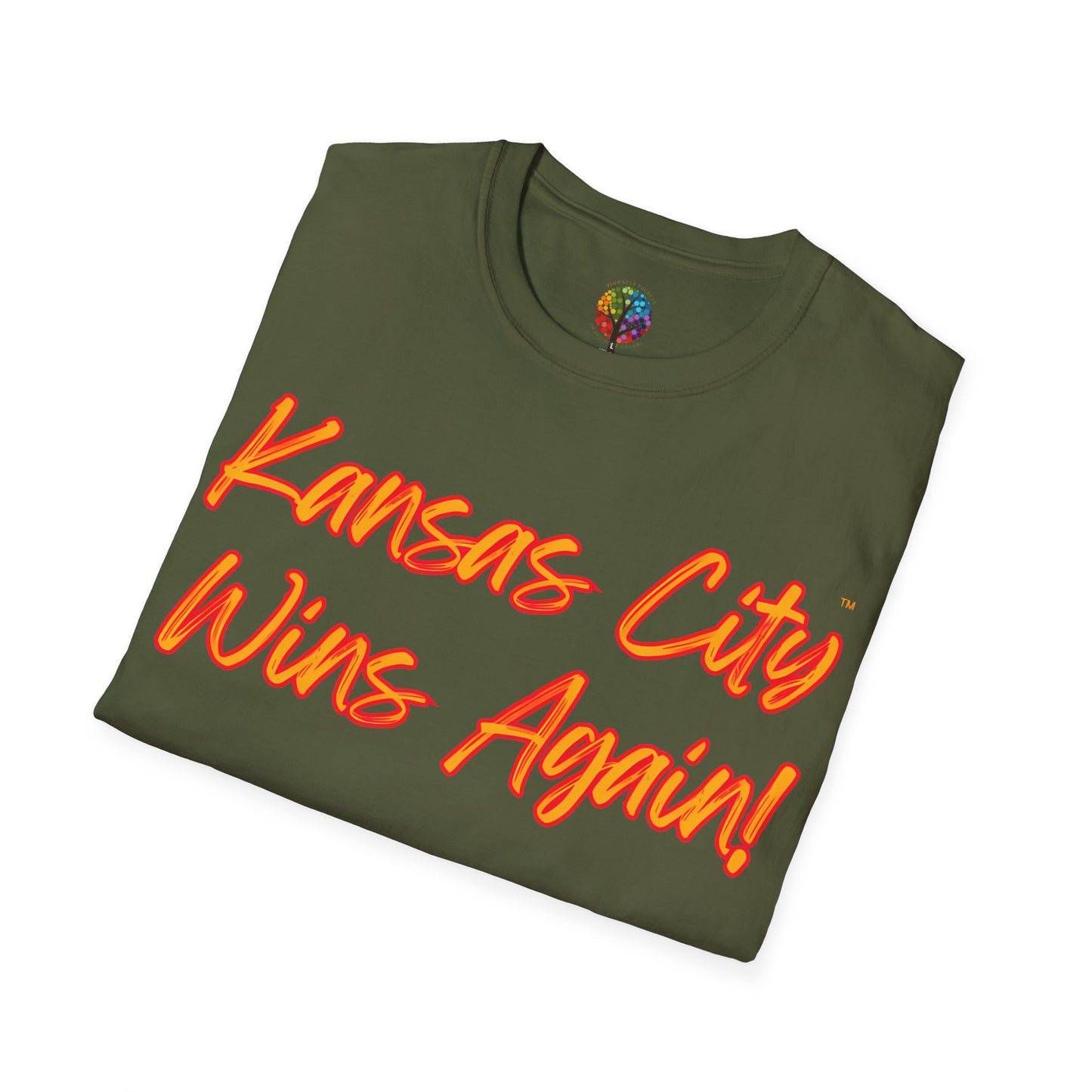 KC WINS AGAIN SOFTSTYLE T-SHIRT UNISEX