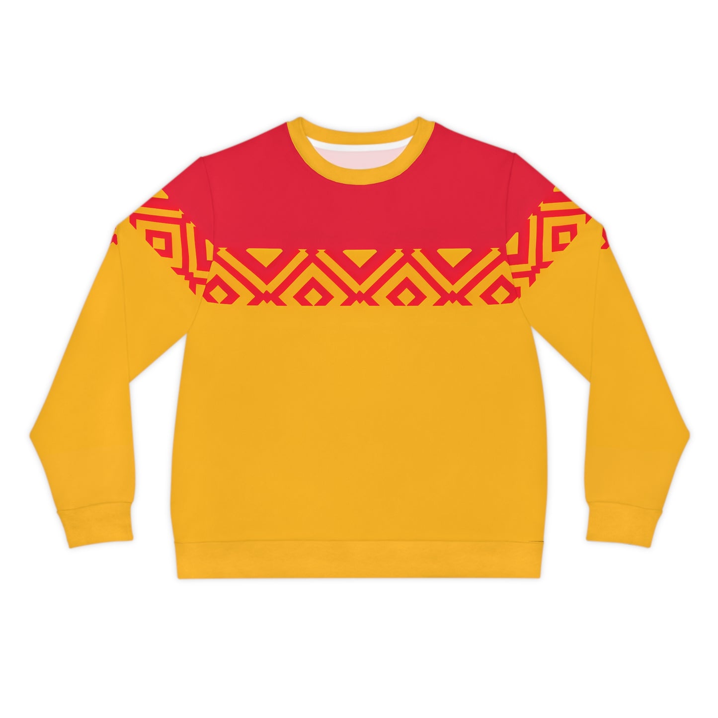 KC CHIEFS DIAMOND MOTIF LIGHTWEIGHT SWEATSHIRT MEN'S