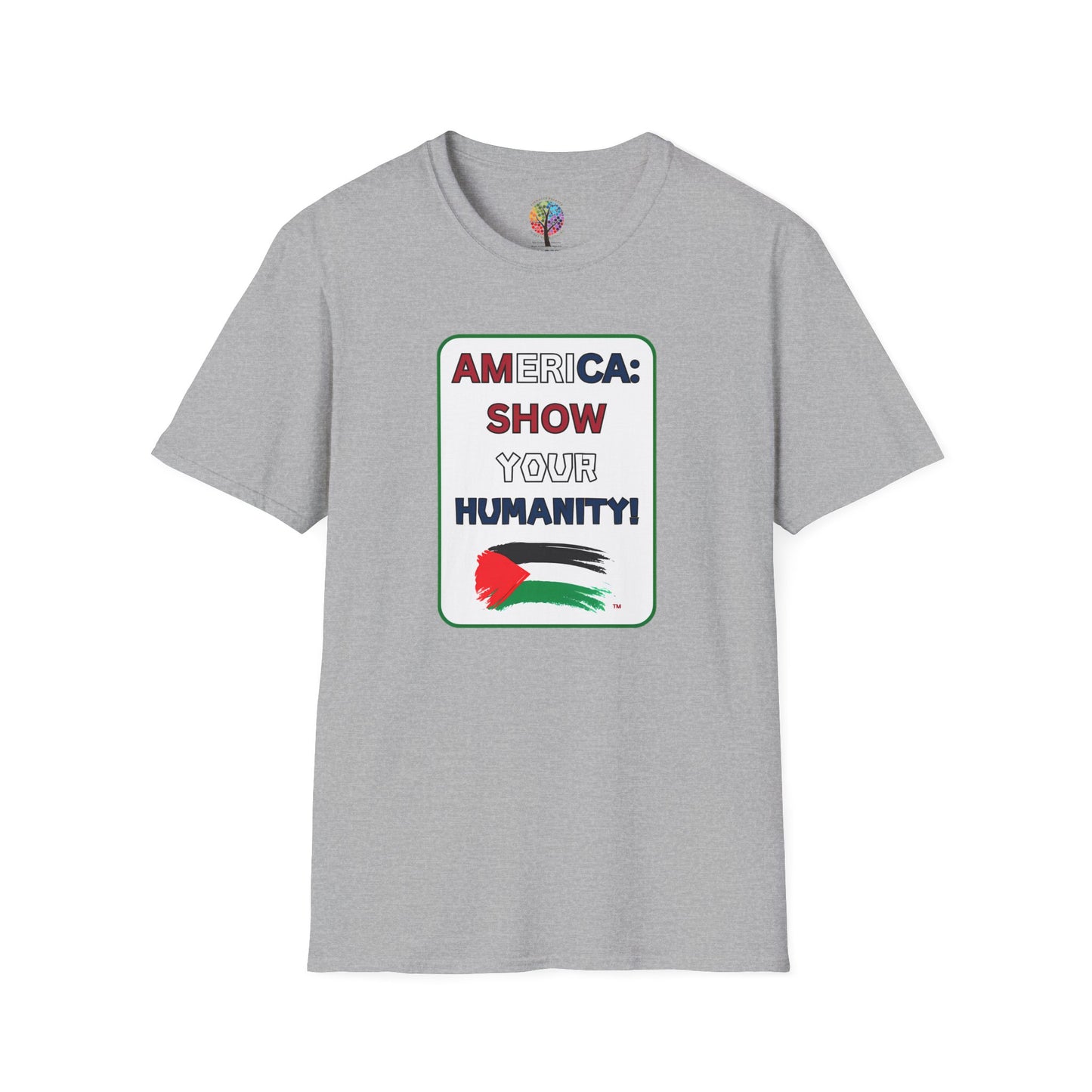 PALESTINE FLAG ABSTRACT T-SHIRT UNISEX