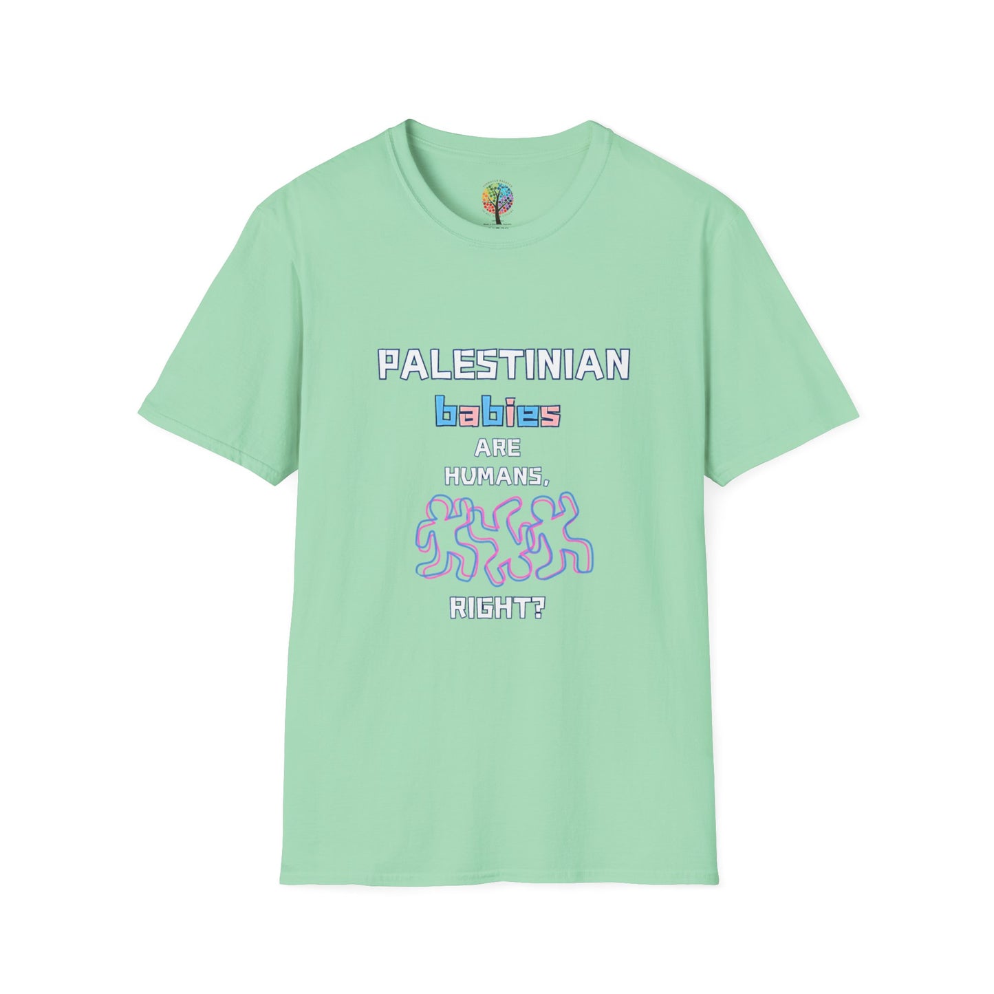 PALESTINE HUMAN BABIES T-SHIRT UNISEX