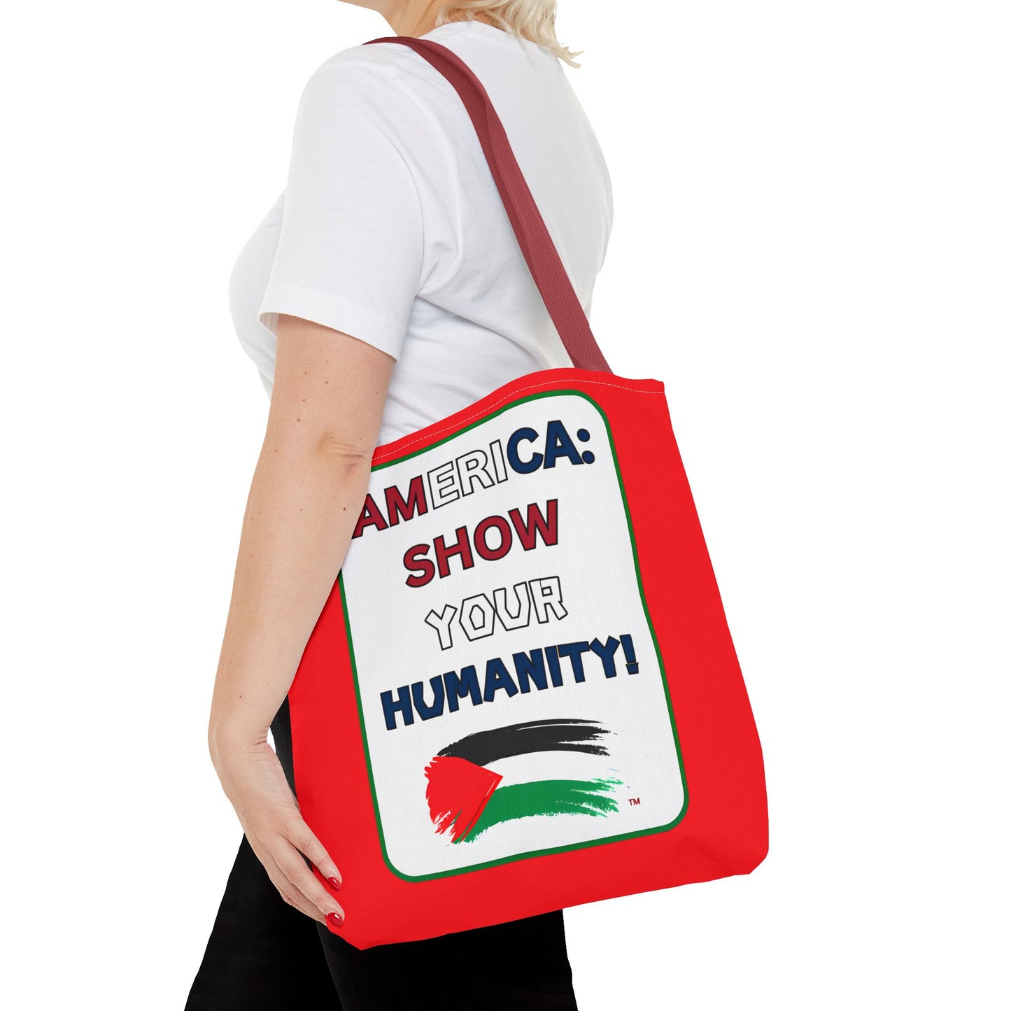 PALESTINE HUMANITY TOTE BAG