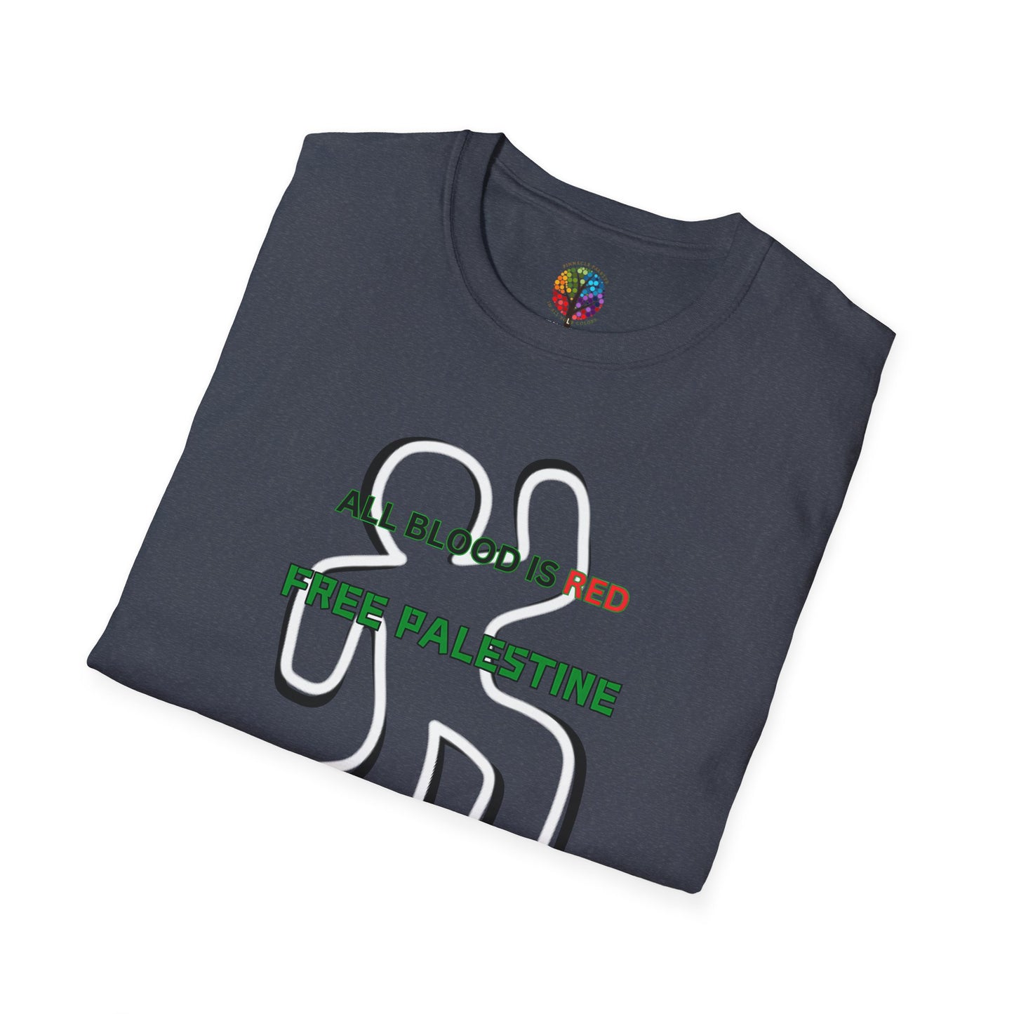 PALESTINE BLOOD RED T-SHIRT UNISEX