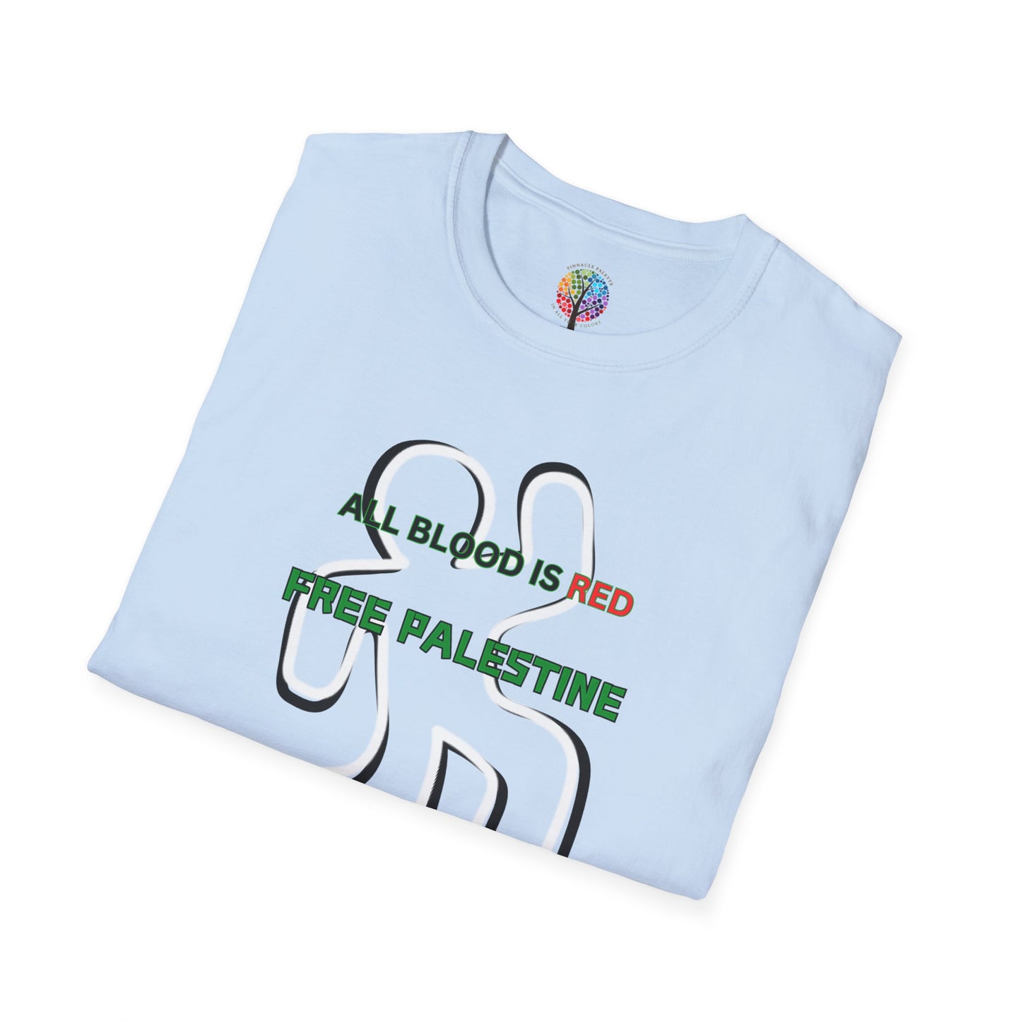 PALESTINE BLOOD RED T-SHIRT UNISEX
