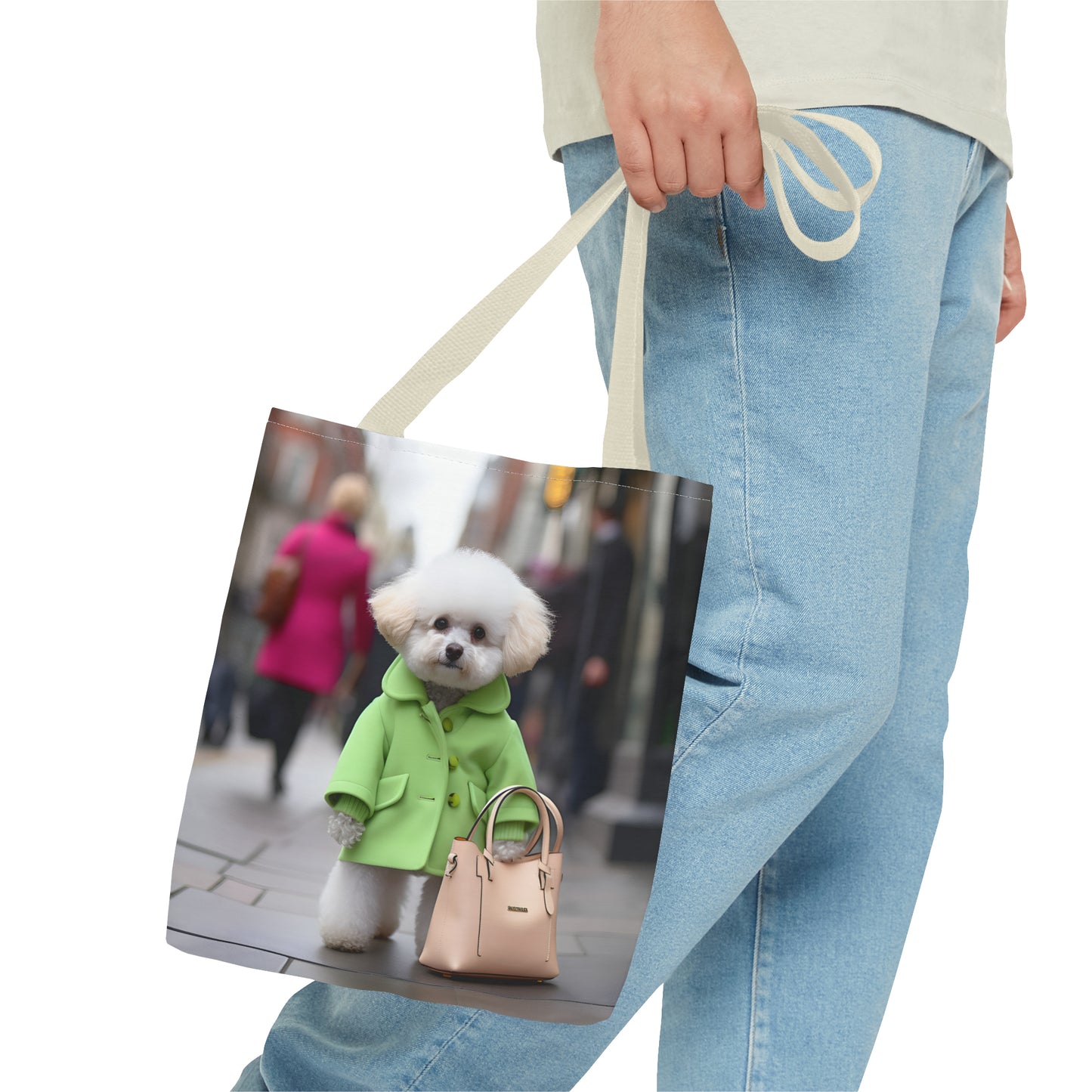 BICHON FRISE TOTE BAG